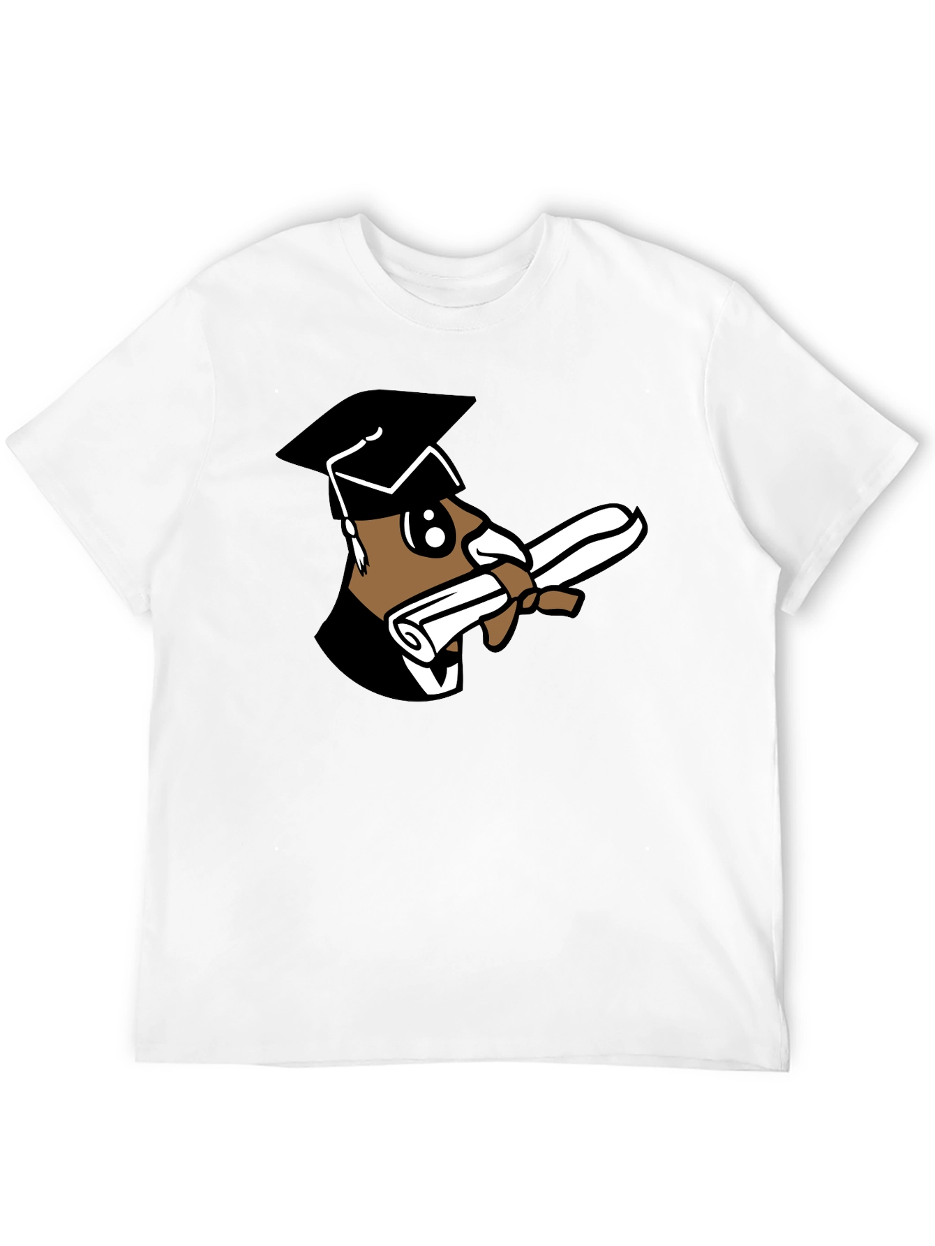 Black Graduation Bear Black T-Shirt view 12
