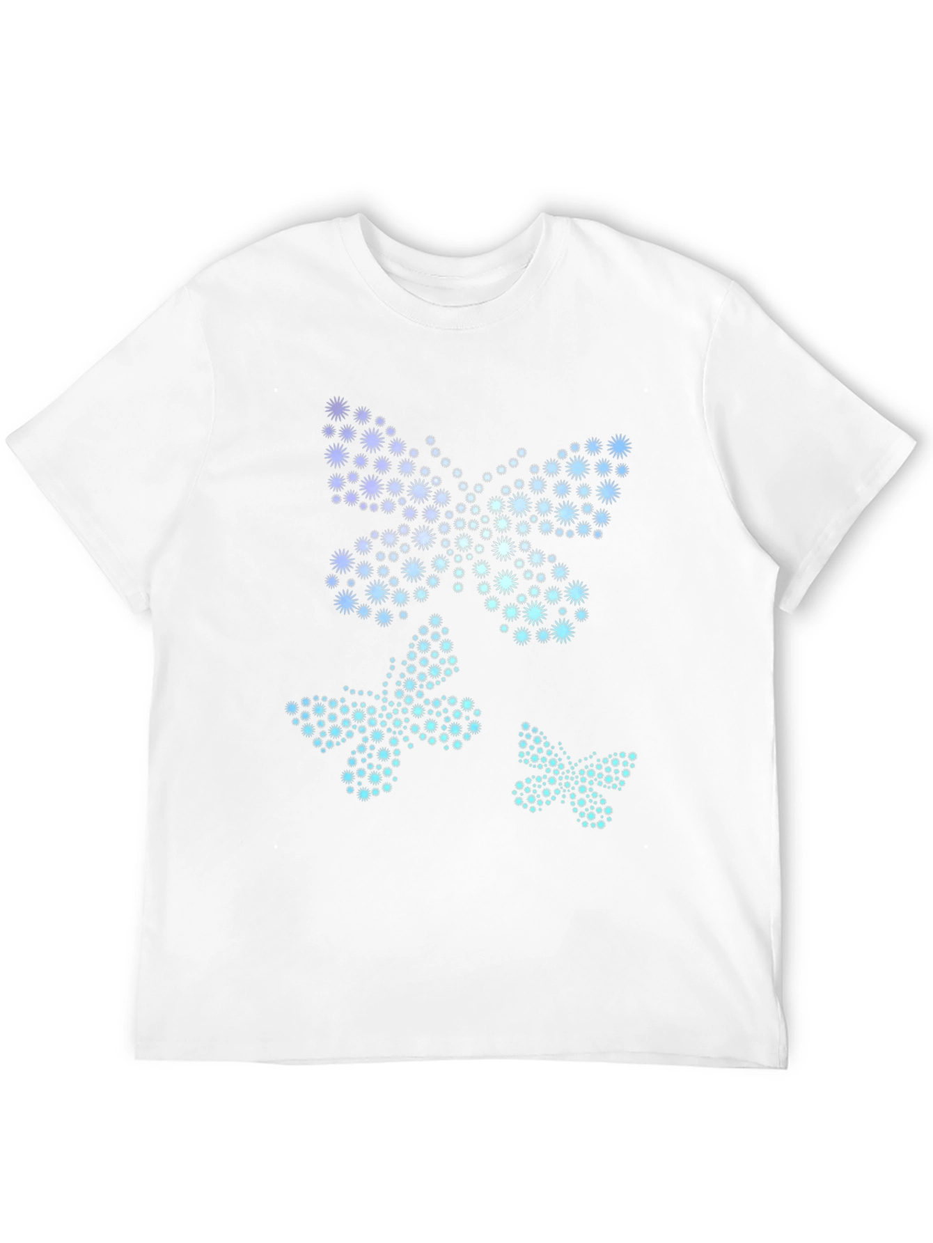 Black Starry Butterfly Graphic Tee - Black view 12