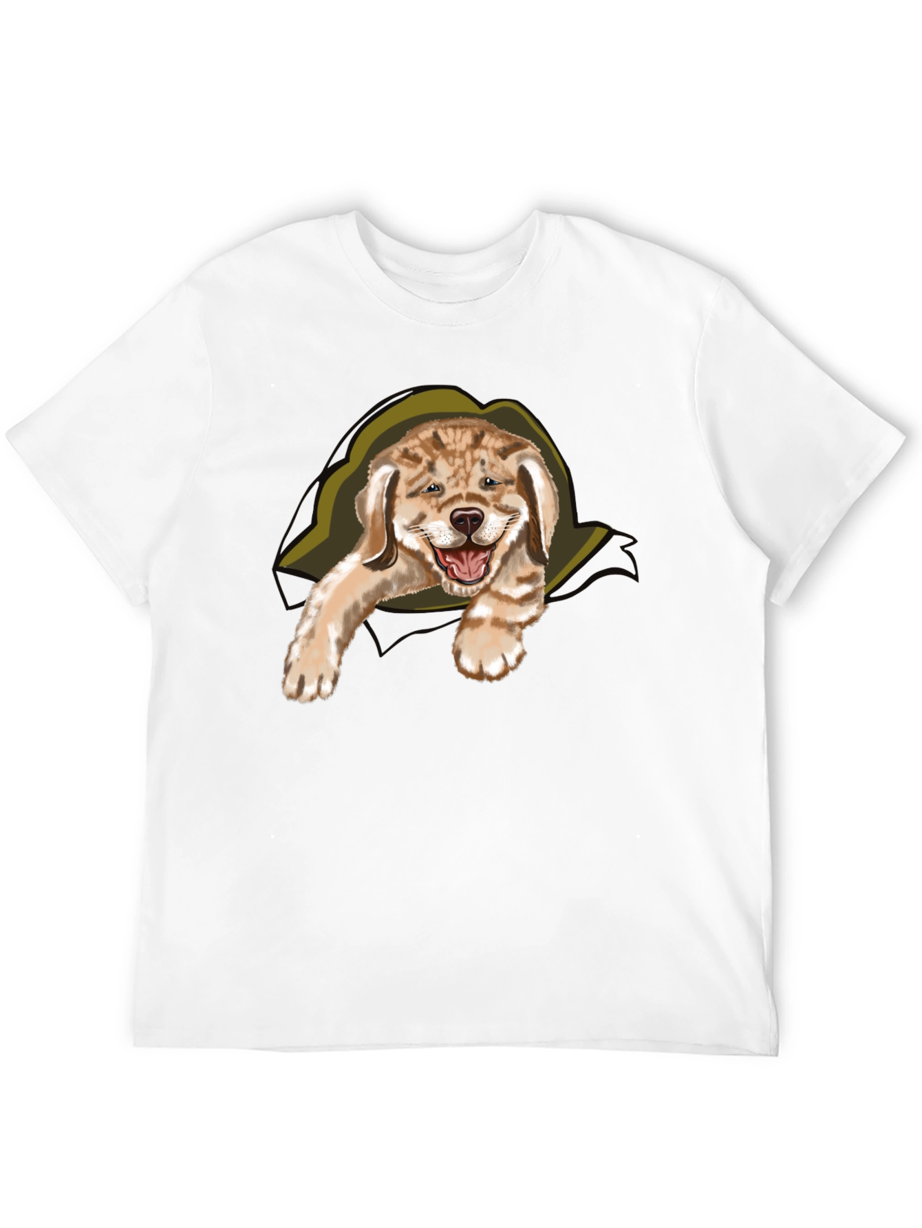 Black Dog Peek-a-Boo T-Shirt view 12