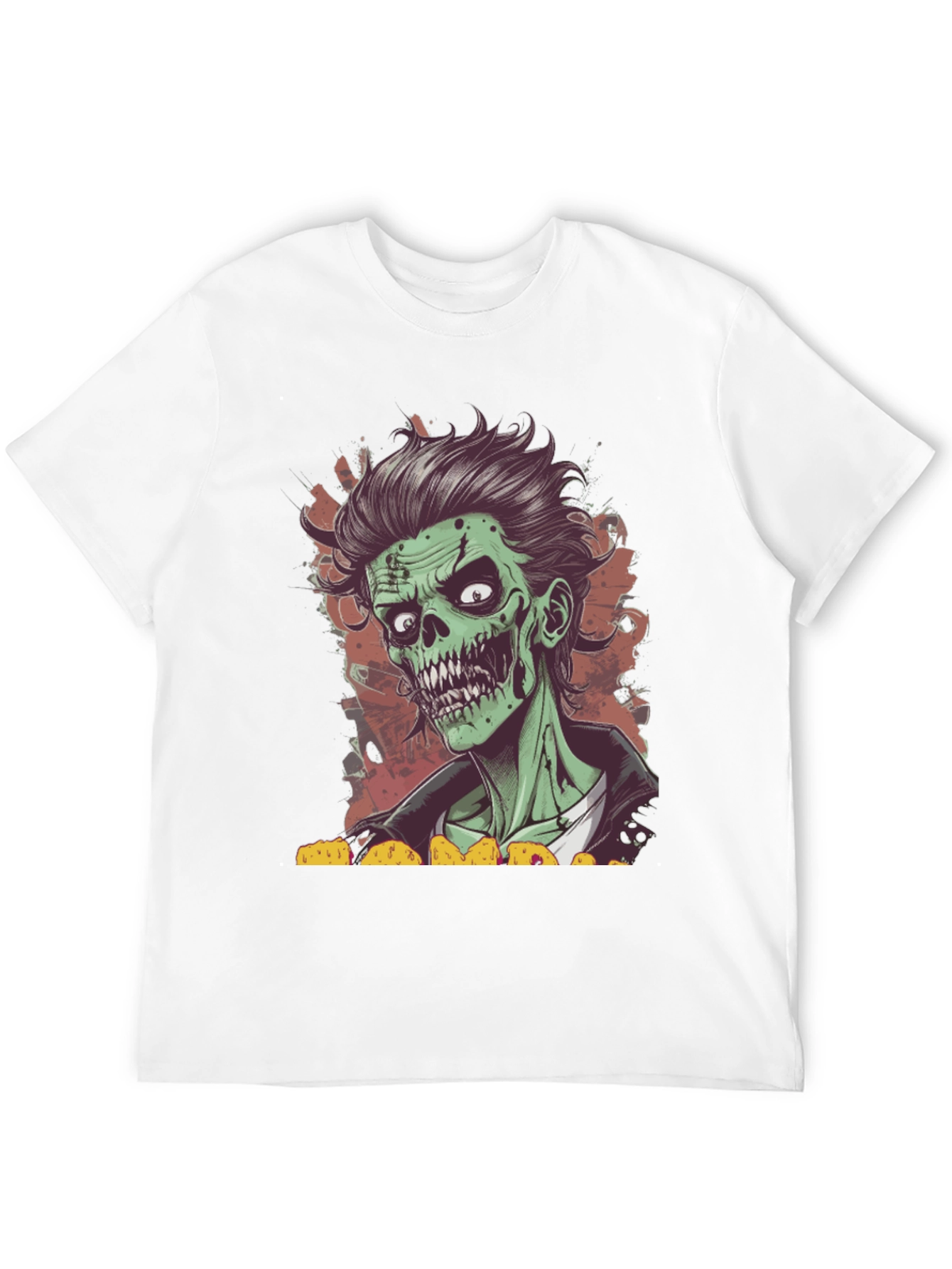 Black Zombie Taco Lover T-Shirt - Spooky Graphic Tee view 12