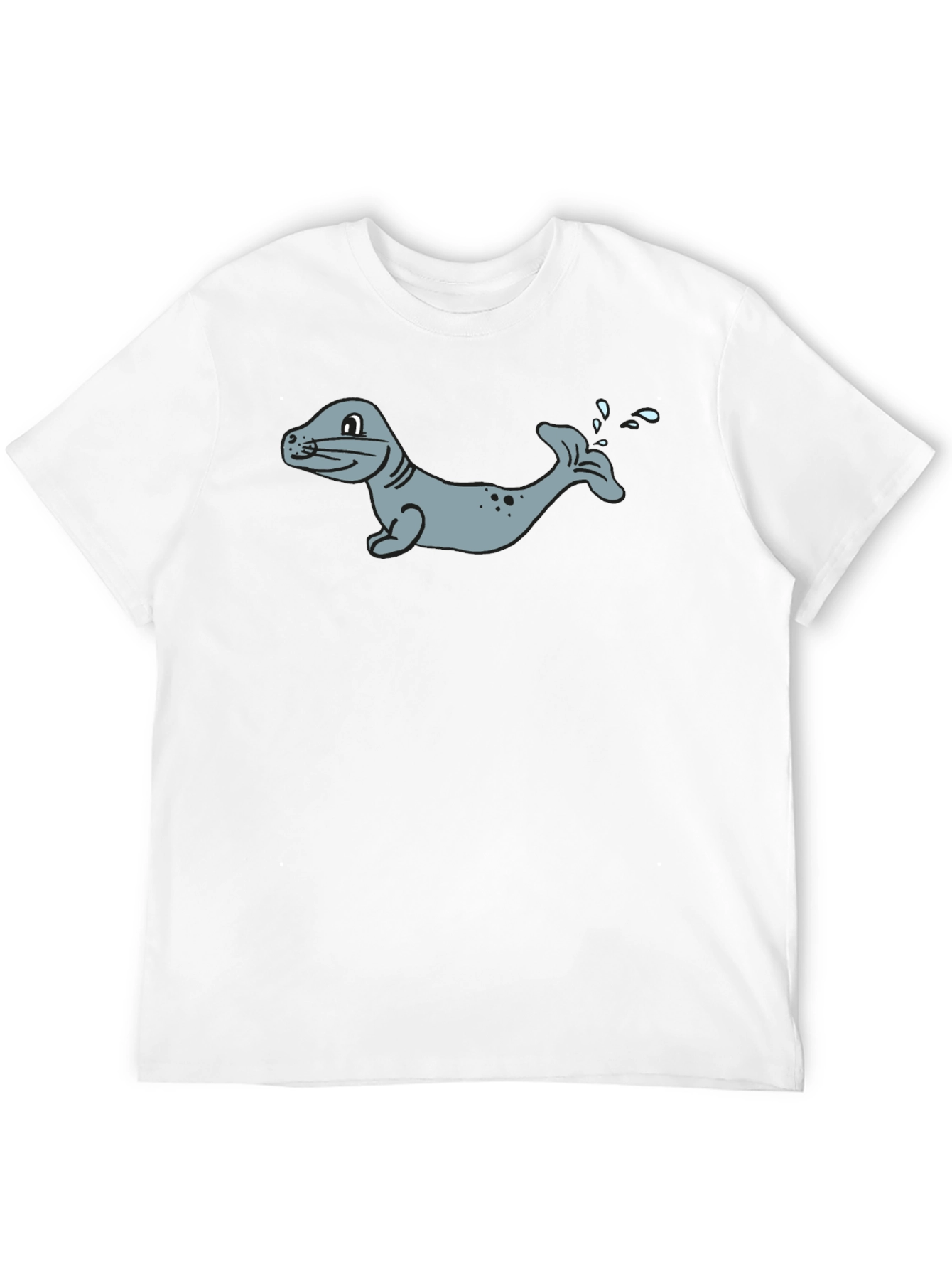 Black Seal Graphic Black T-Shirt view 12