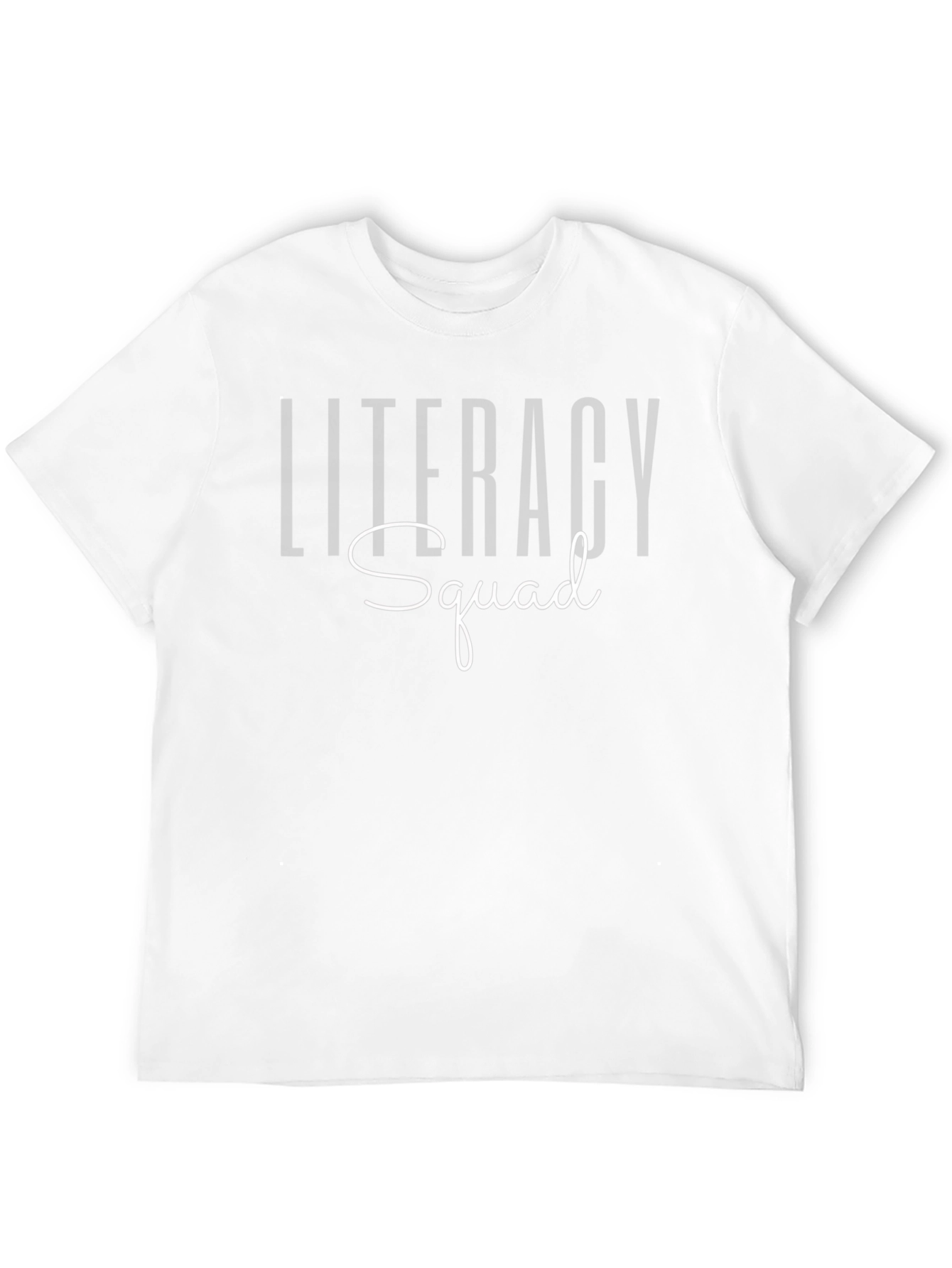 Black Literacy Squad T-Shirt - Stylish and Comfortable view 12