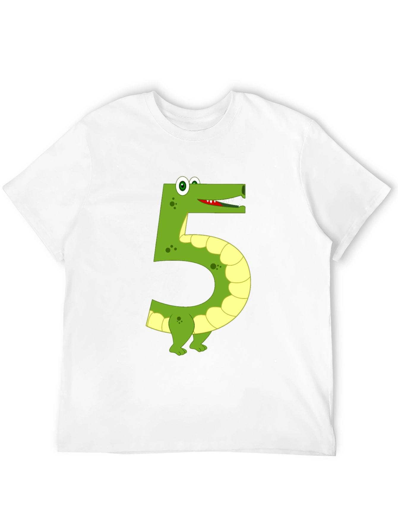 Black Fun Number 5 Alligator Tee view 12