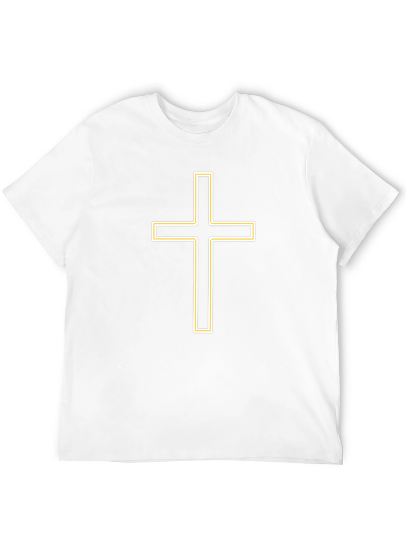 Black Black T-Shirt with Cross Graphic view 12