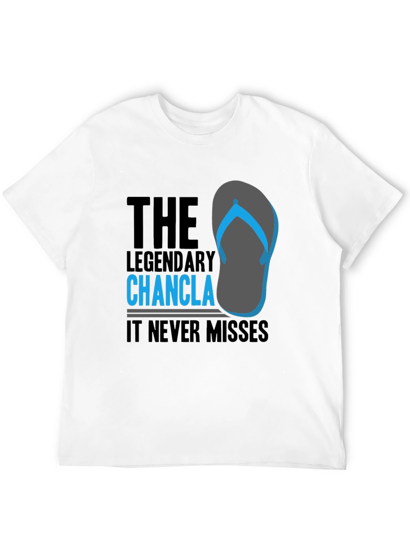 Black The Legendary Chancla Graphic T-Shirt view 12