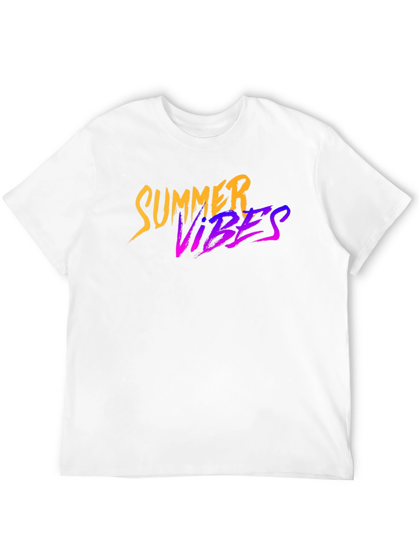 Black Summer Vibes Graphic Black T-Shirt view 12