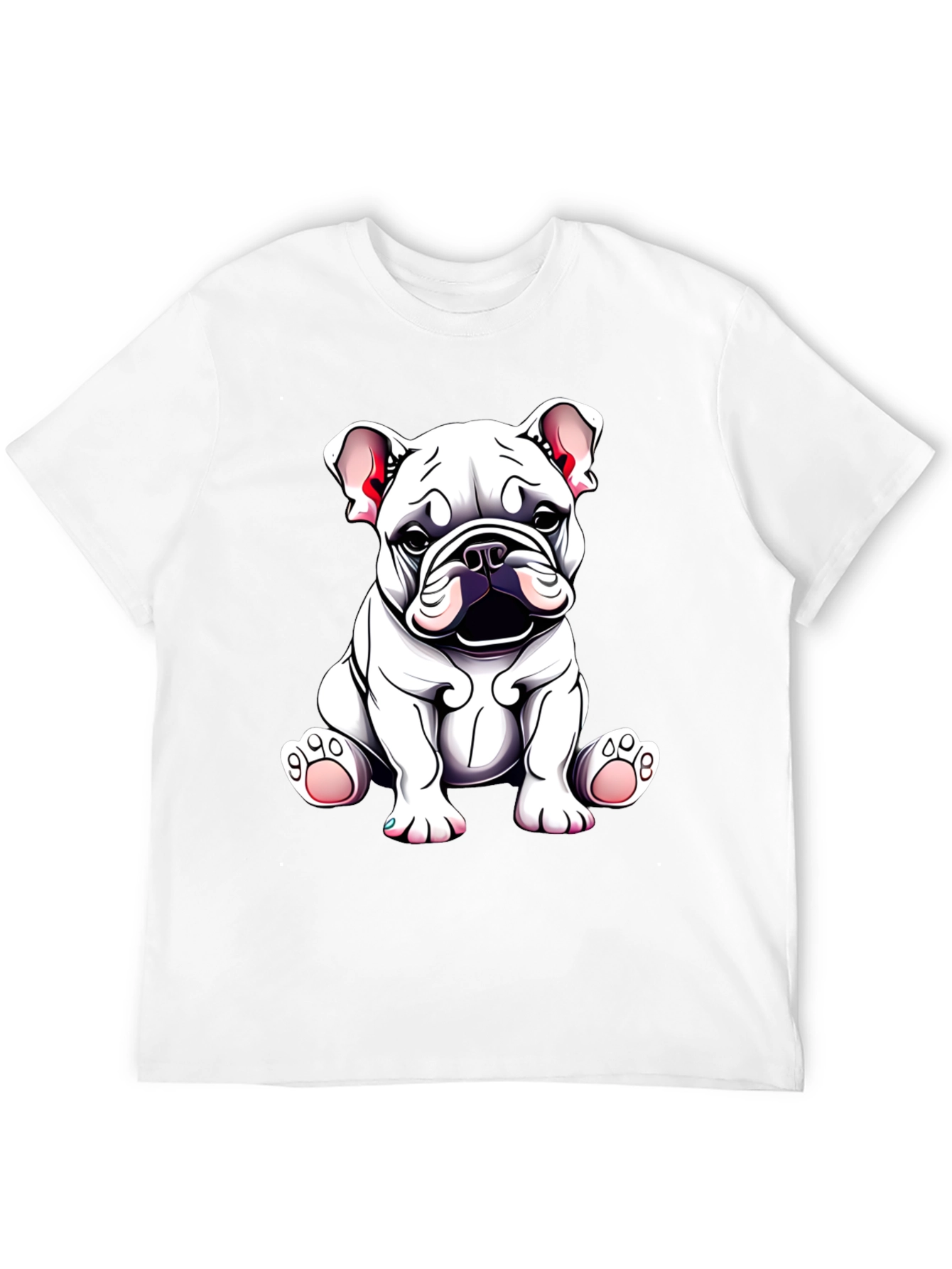 Black Bulldog Puppy Graphic Tee - Cute Dog Lover Shirt view 12
