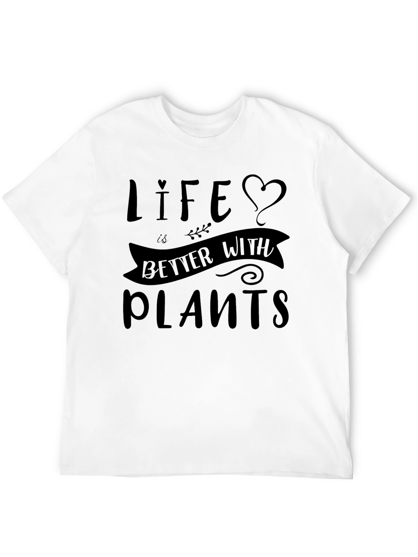 Black Life is Better With Plants T-Shirt view 12