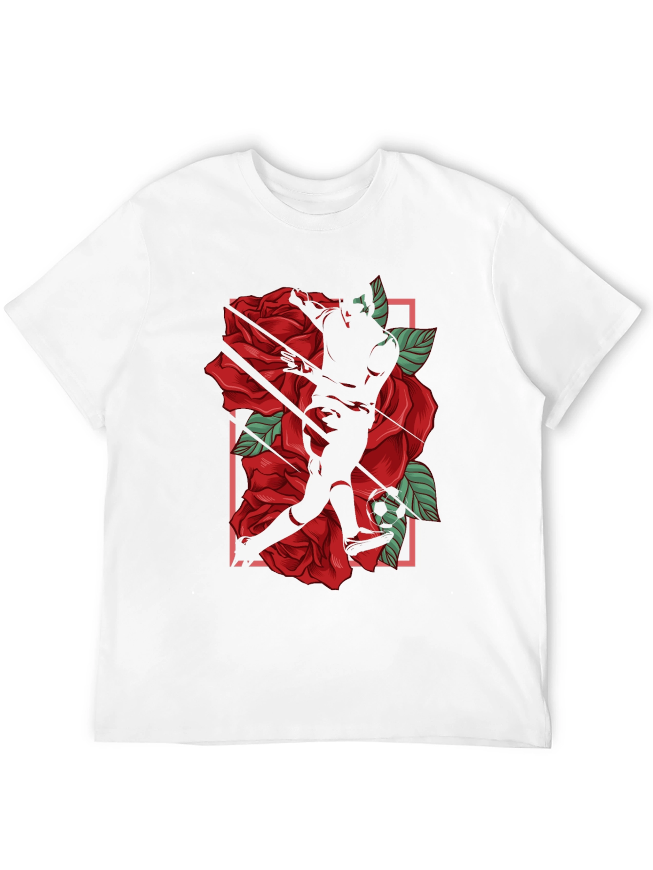 Black Rose Baseball Graphic T-Shirt view 12