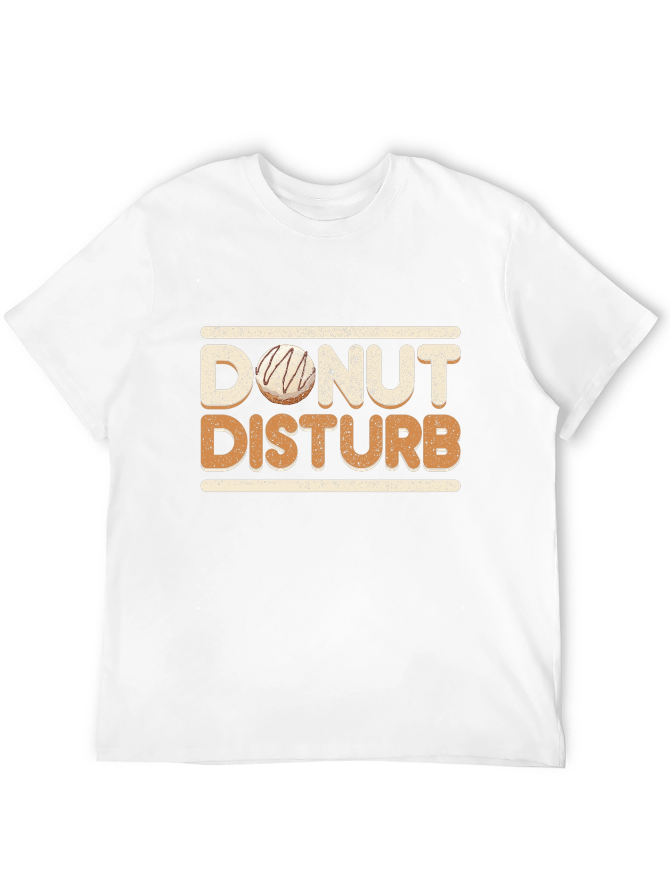 Black Donut Disturb Graphic T-Shirt - Funny Novelty Tee view 12