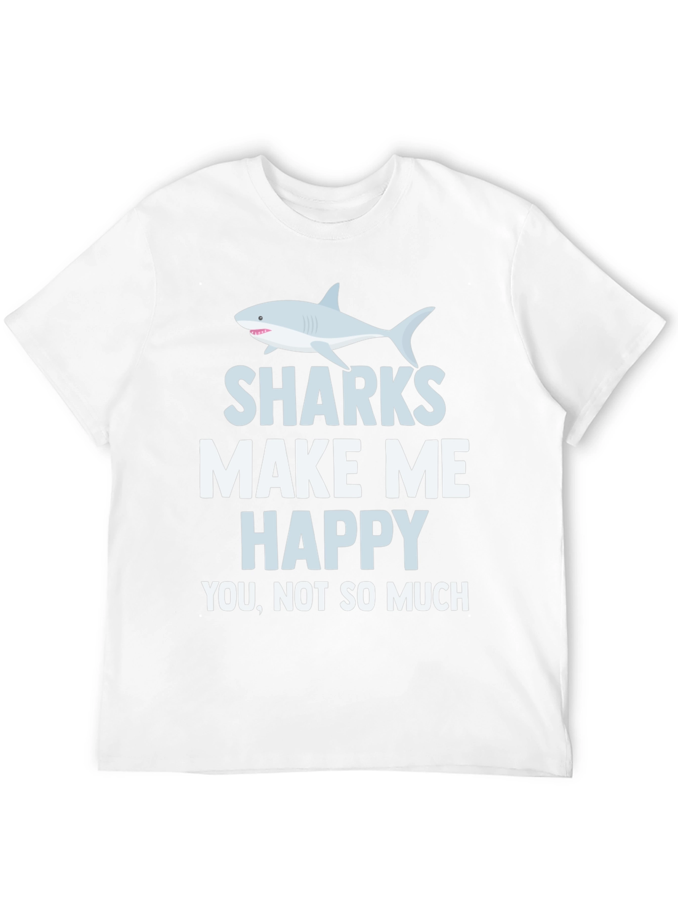 Black Sharks Make Me Happy T-Shirt view 12