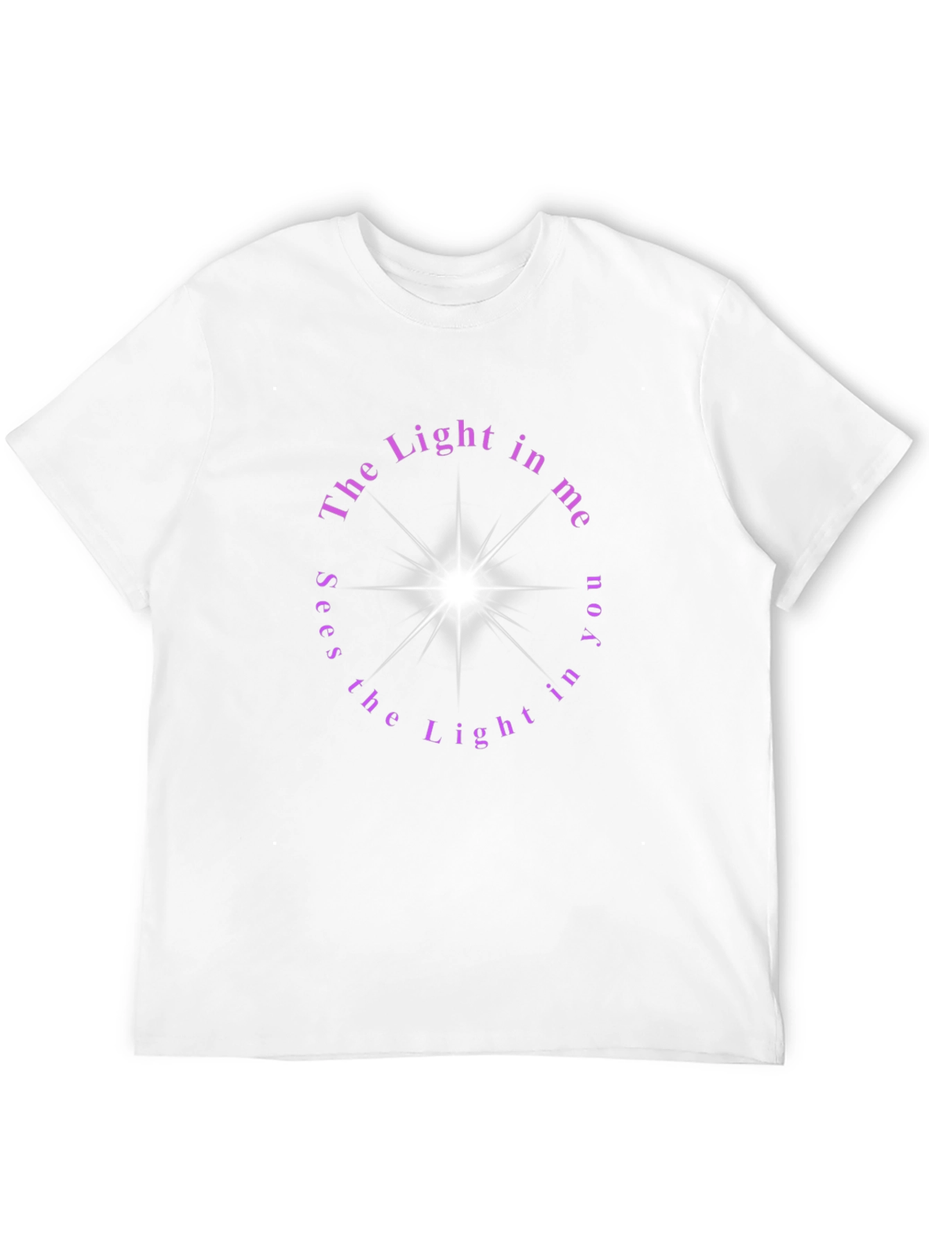 Black The Light in Me Sees the Light in You T-Shirt view 12