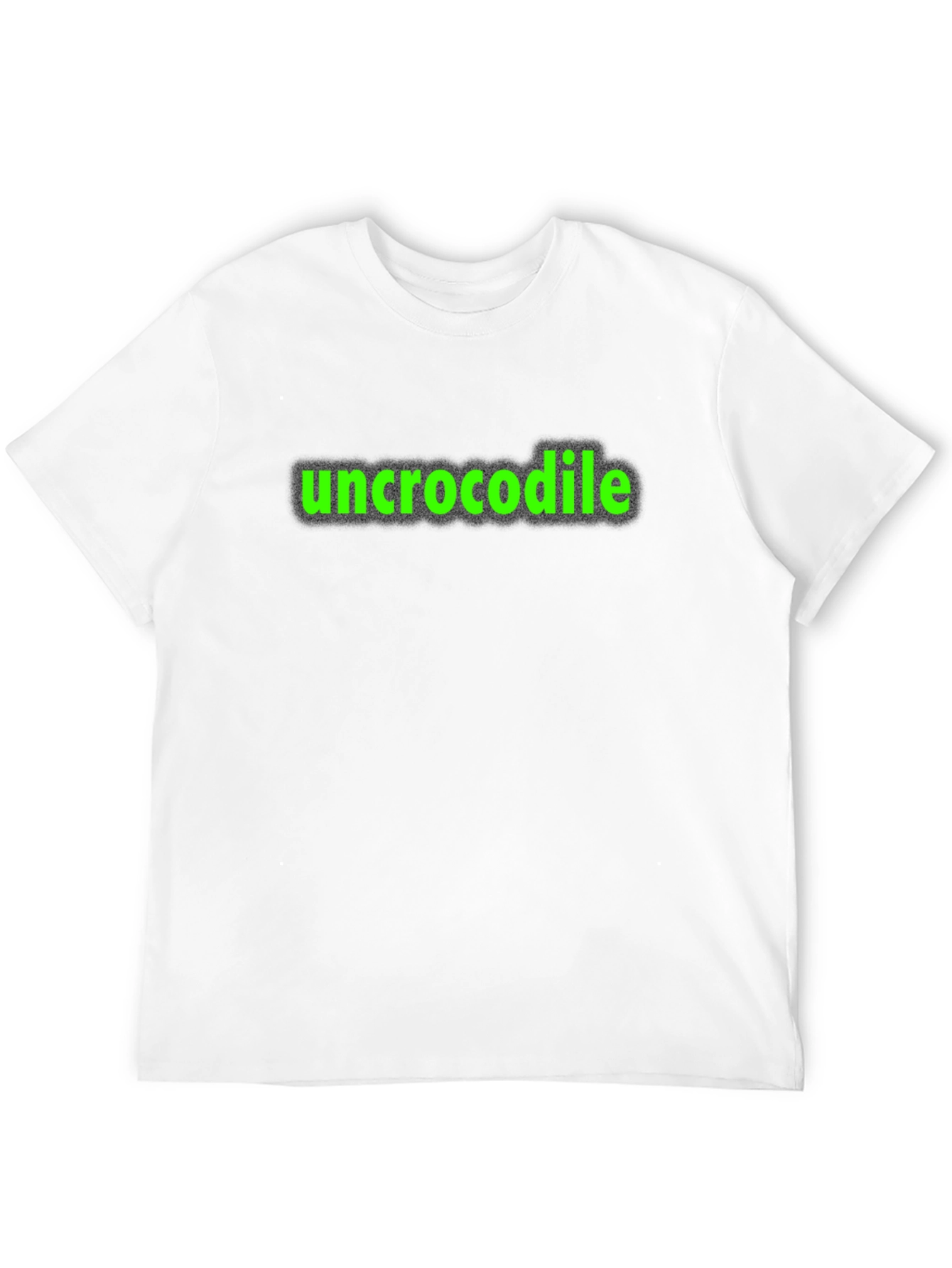 Black Uncrocodile Graphic Tee - Black Casual T-Shirt view 12