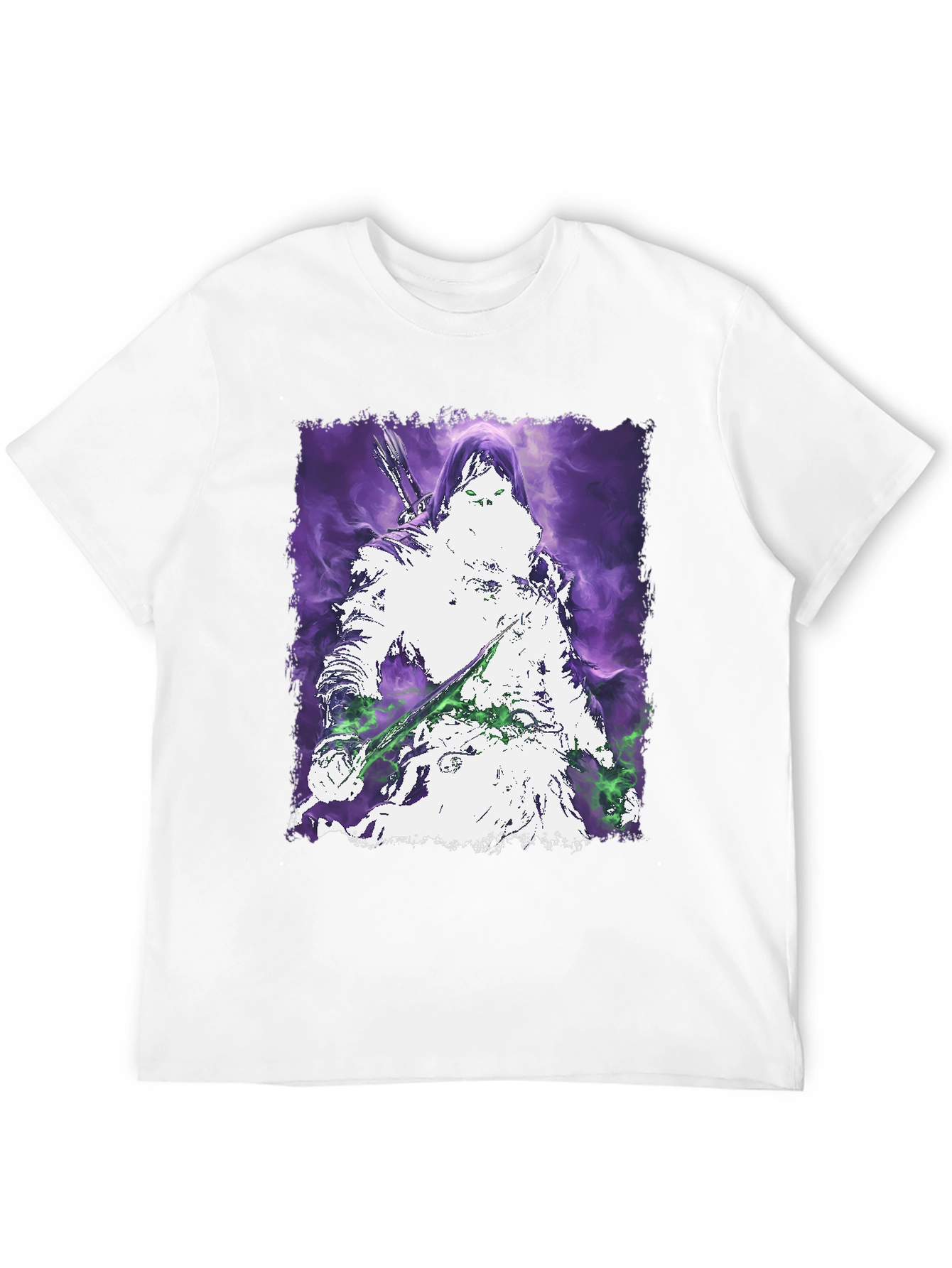 Black Mystic Warrior Graphic Tee - Black view 12