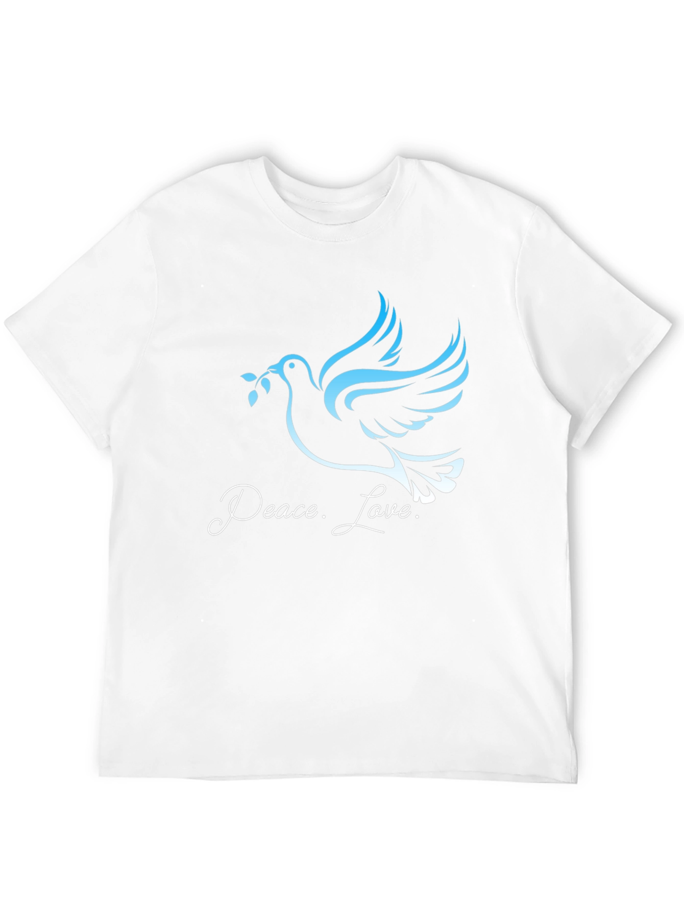 Black Peace and Love Dove Graphic Tee - Black view 12