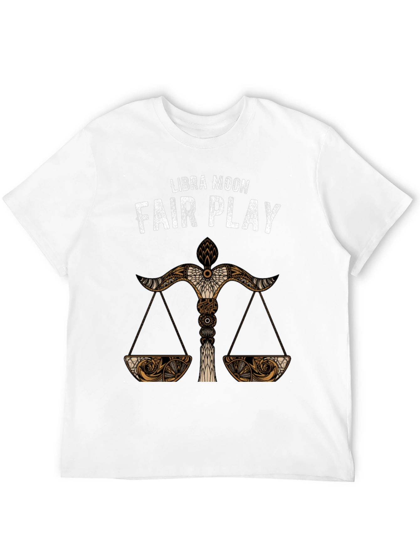 Black Libra Moon Fair Play Graphic Tee view 12