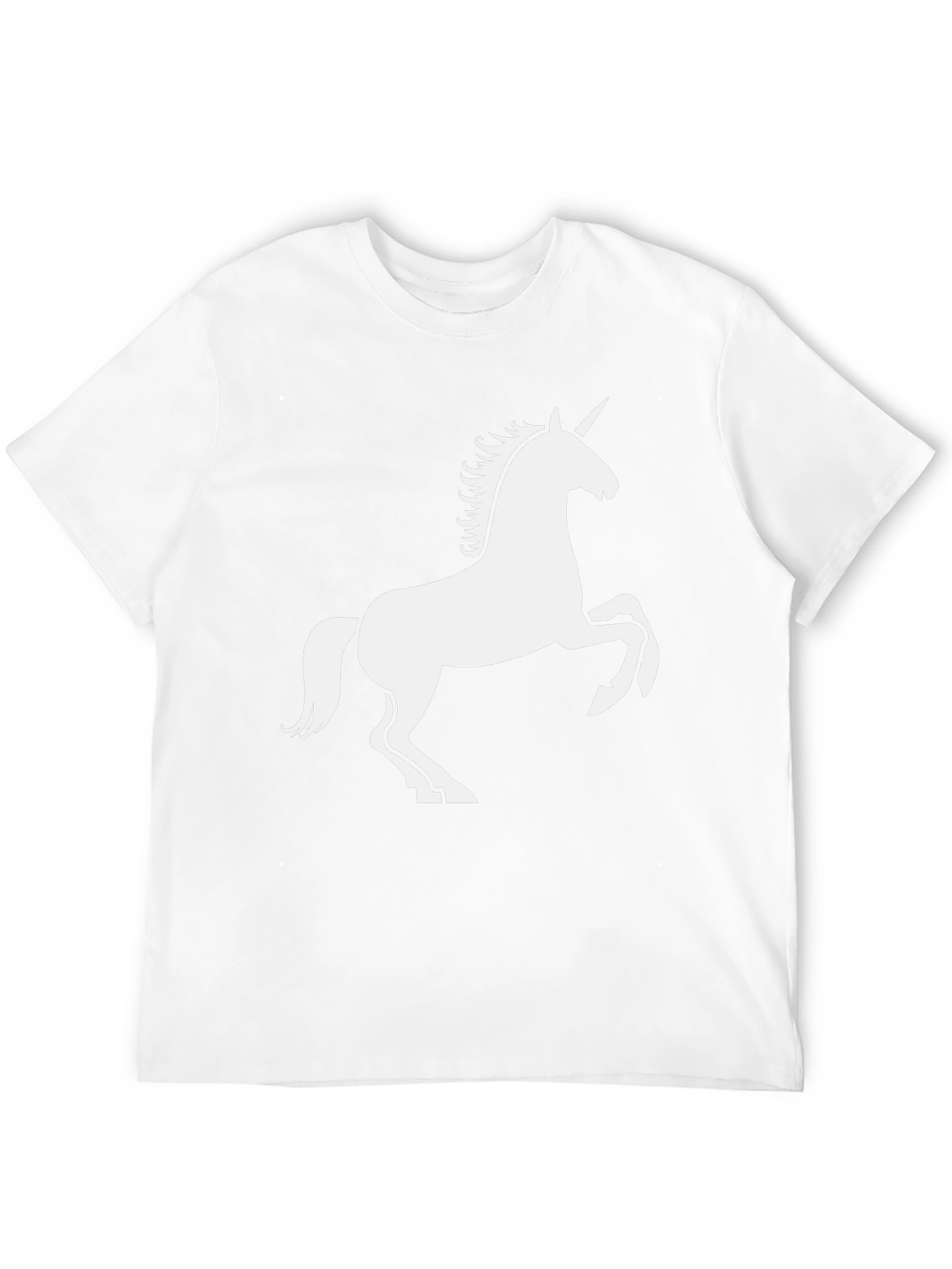 Black Unicorn Graphic T-Shirt - Black Cotton Tee view 12