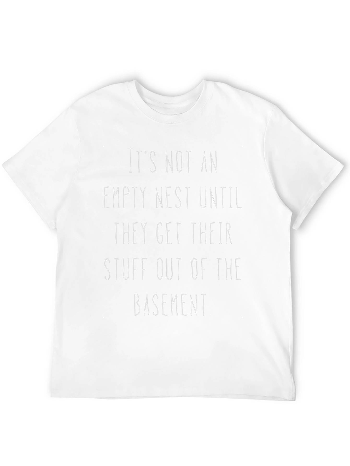 Black Empty Nest Humor T-Shirt view 12