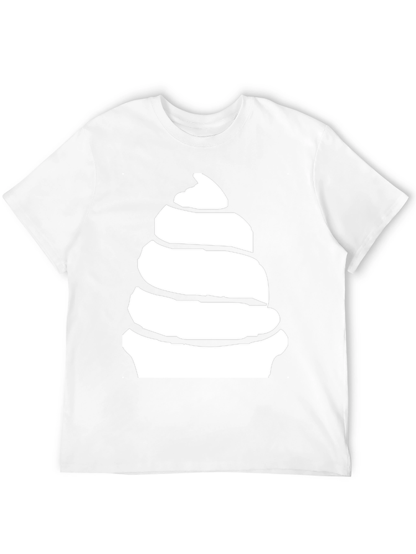 Black Swirl Ice Cream Graphic Tee - Soft Cotton Blend view 12