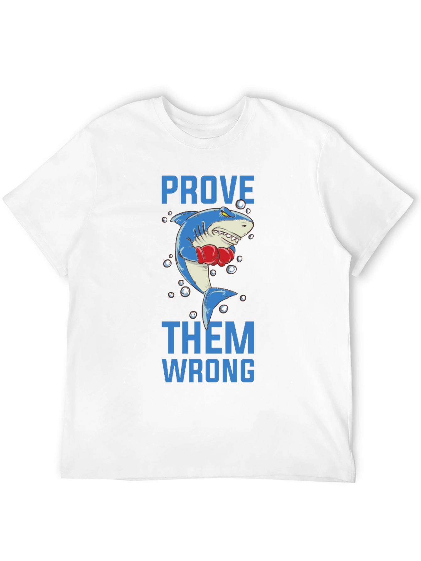 Black Prove Them Wrong Boxing Shark Graphic Tee view 12