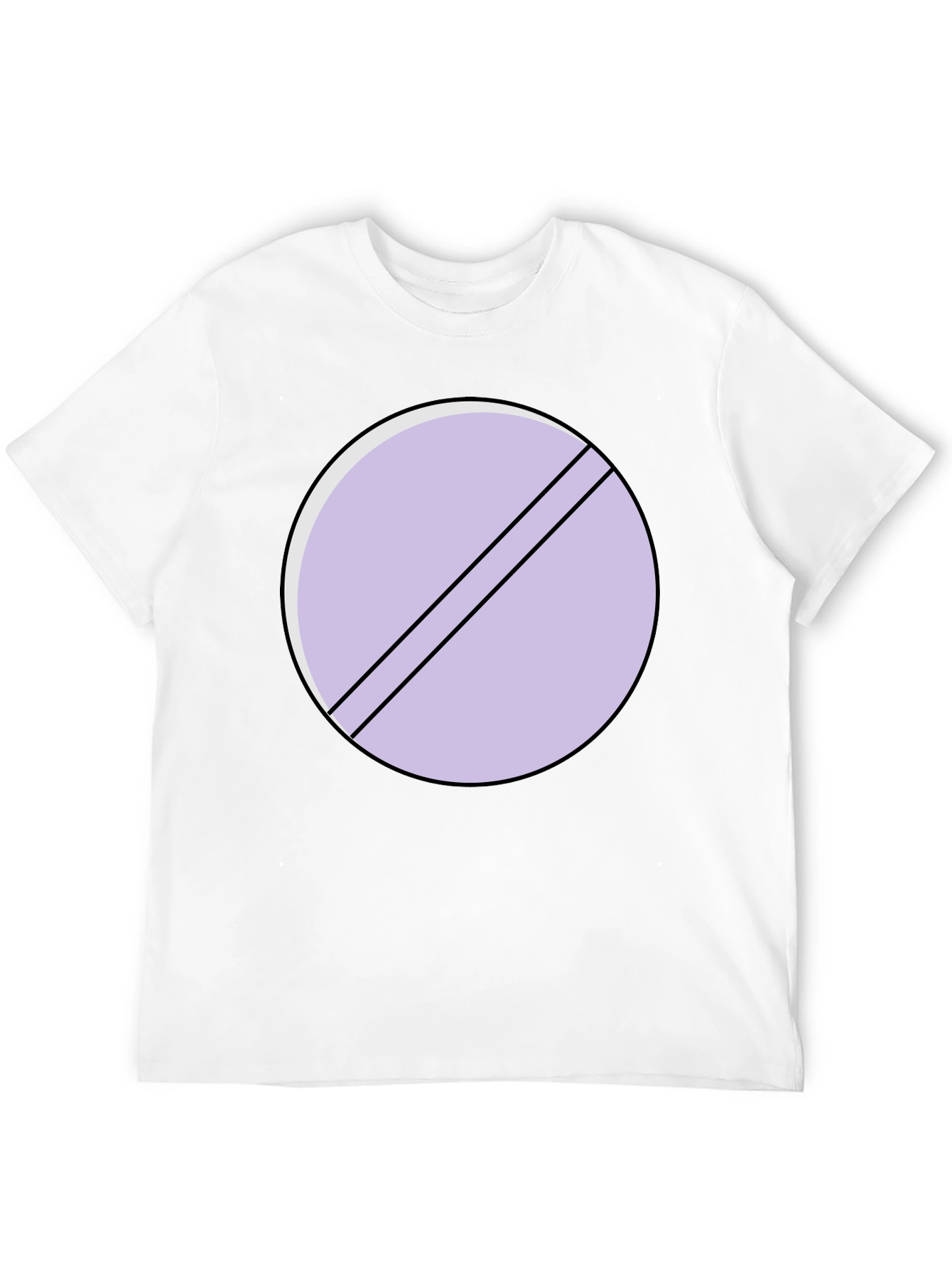 Black Modern Graphic Tee - Abstract Design Black Shirt view 12