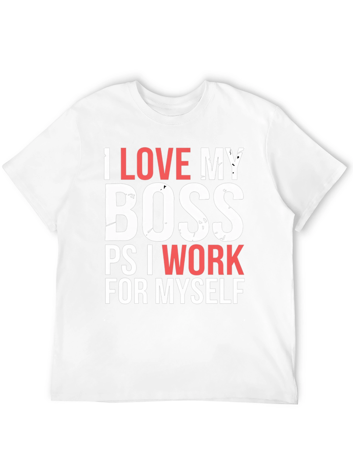Black Funny I Love My Boss T-Shirt view 12