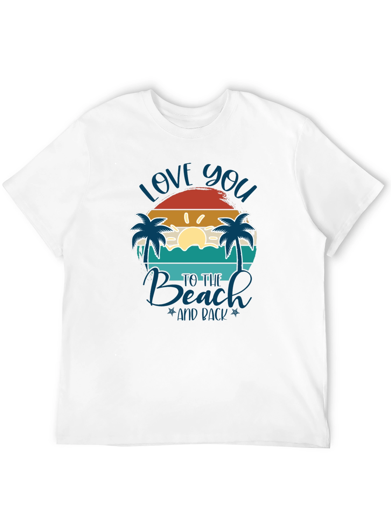 Black Love You to The Beach and Back T-Shirt view 12