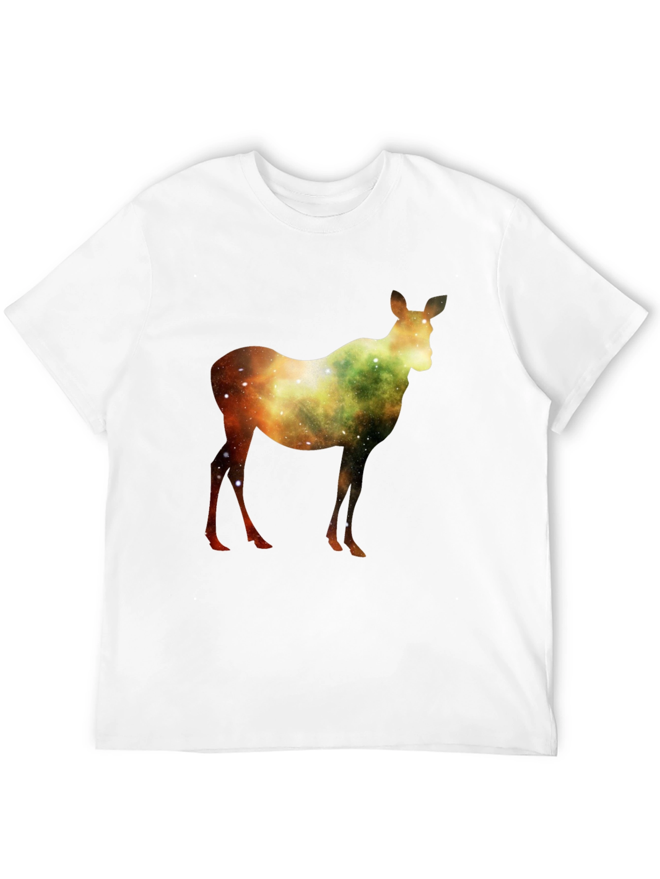 Black Galaxy Deer Graphic T-Shirt - Stylish & Unique view 12