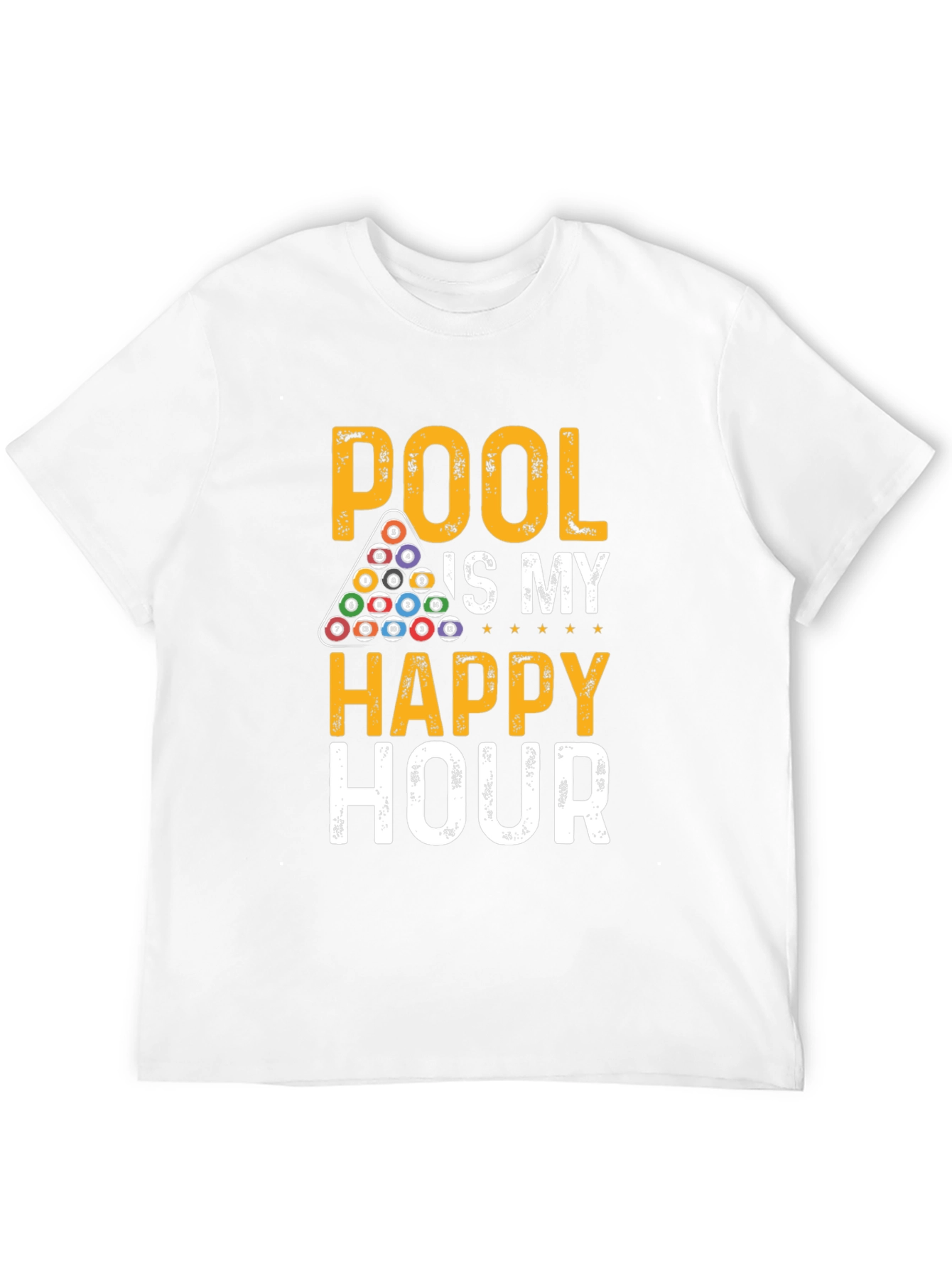 Black Pool Is My Happy Hour Graphic Tee view 12