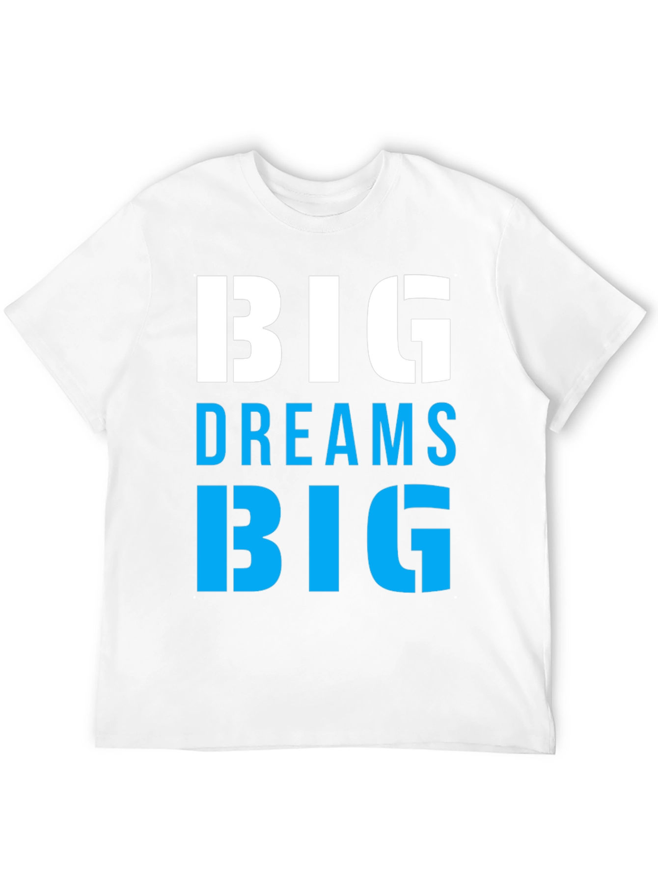 Black Big Dreams Big T-Shirt Motivation Tee view 12