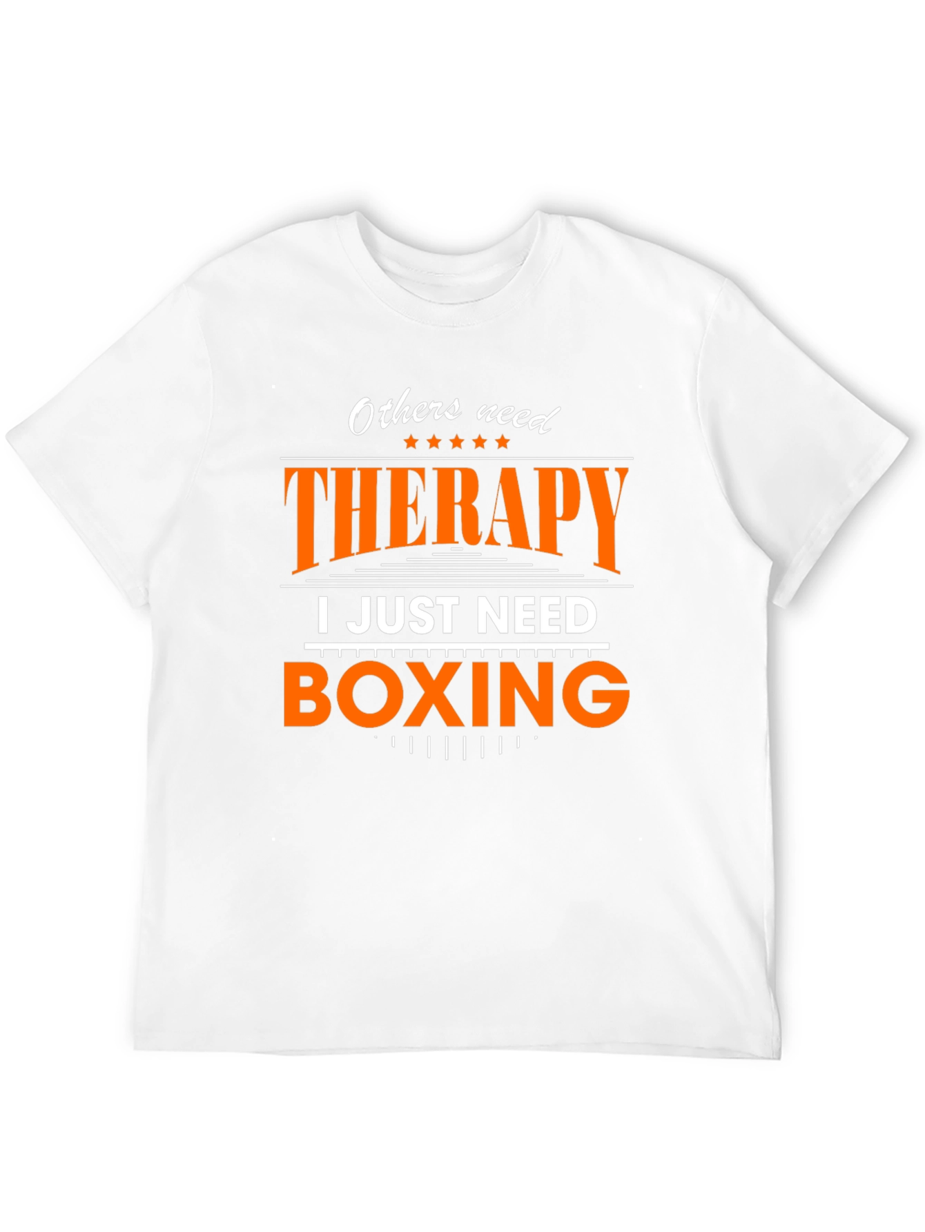 Black Boxing Therapy Graphic Tee - Black Cotton T-Shirt view 12
