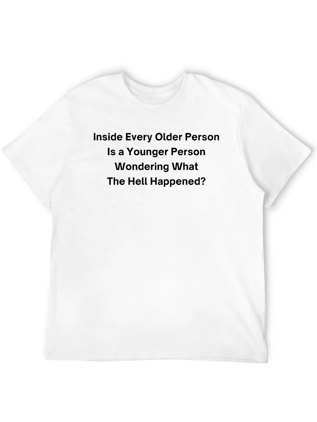 Black Funny Older Person T-Shirt view 12