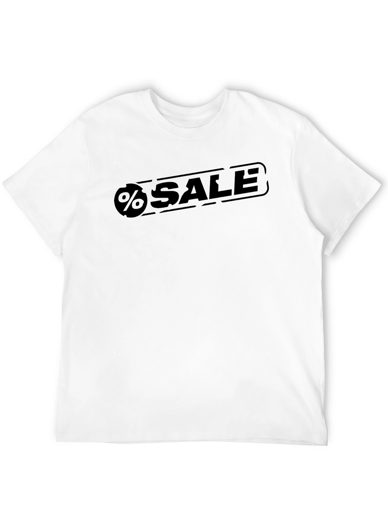 Black Sale Graphic Tee - Black Cotton Blend view 12