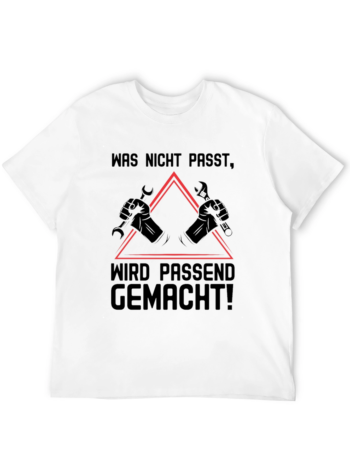 Black Was Nicht Passt T-Shirt, Mechanic Gift view 12