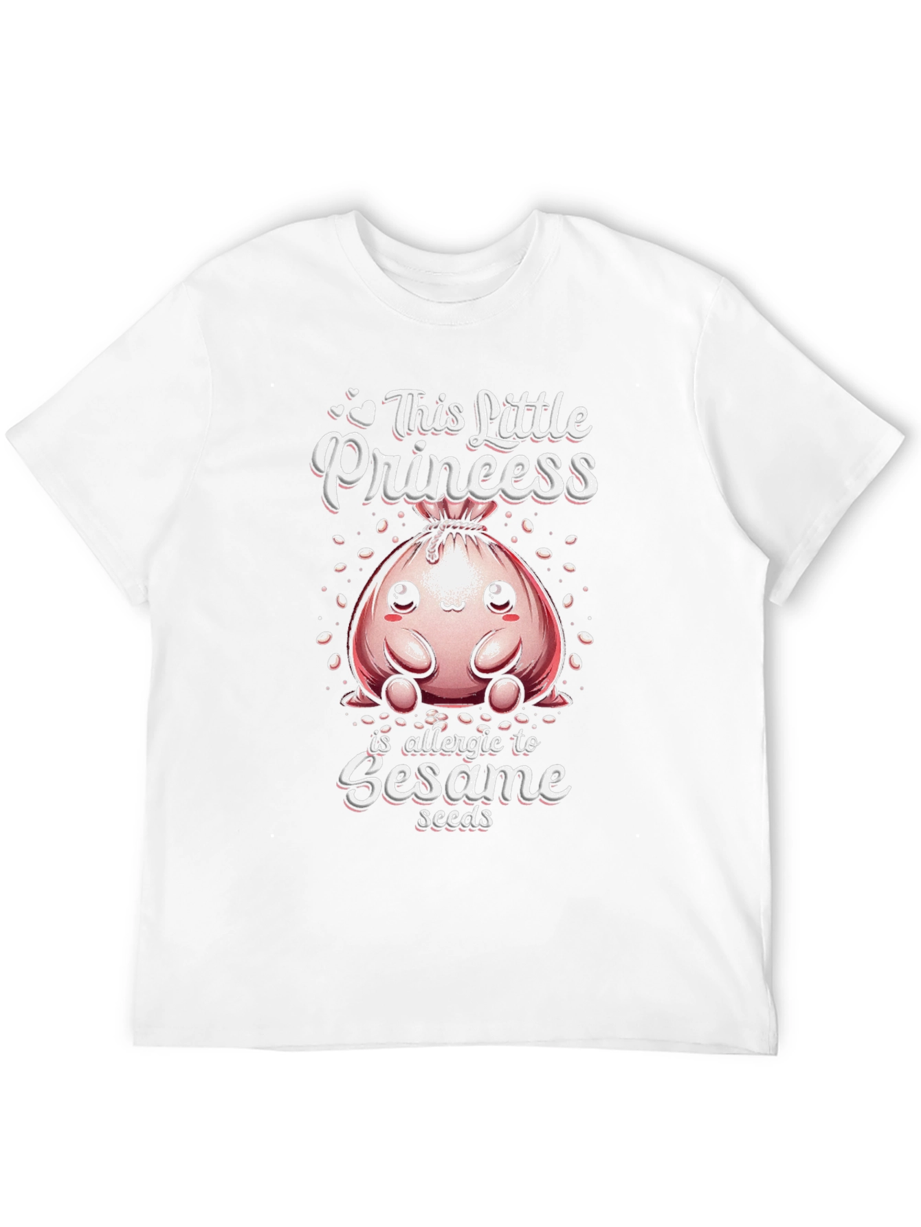 Sesame Allergy Princess T-Shirt - Cute & Safe - 12