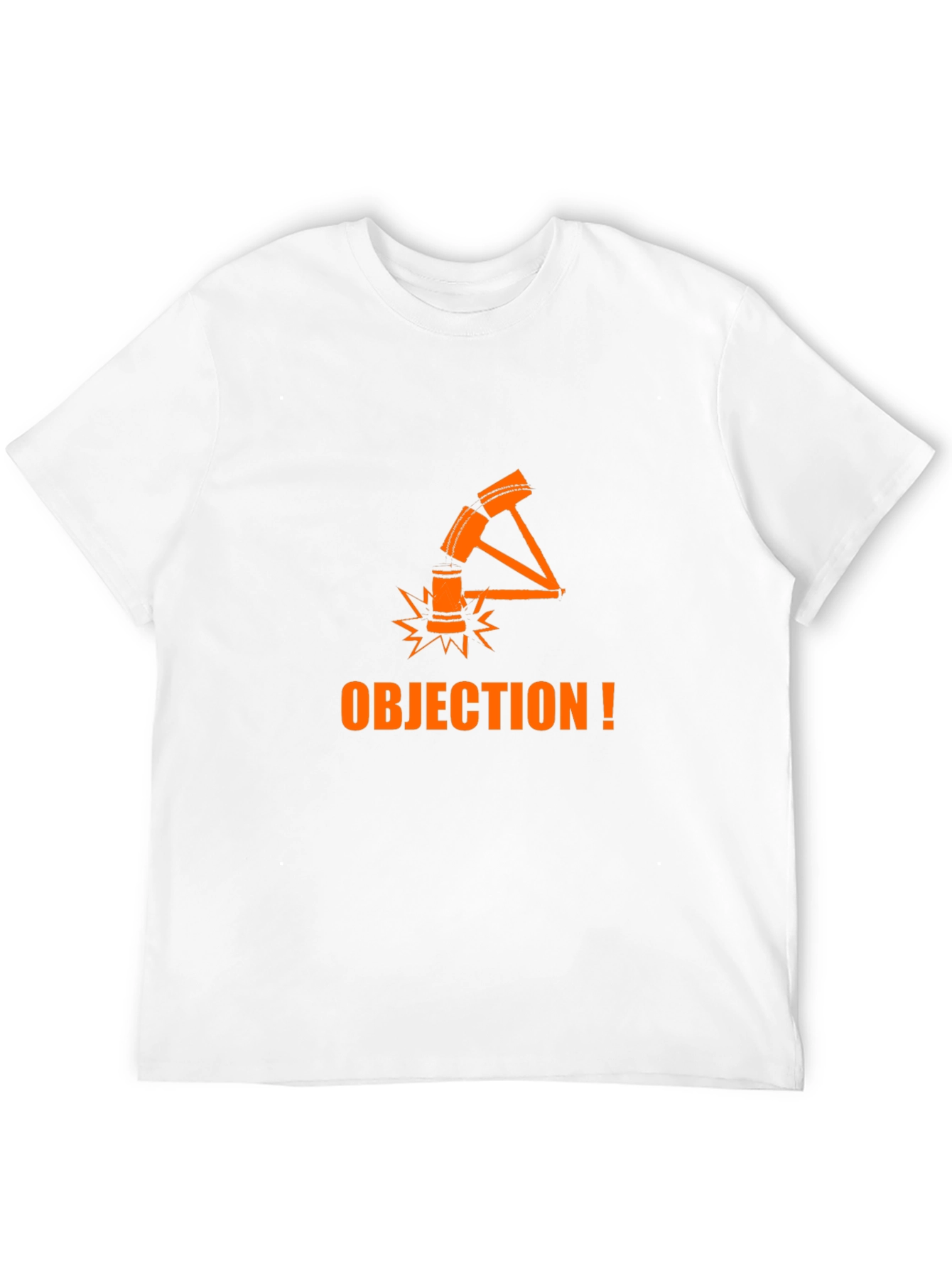 Objection! Black Cotton Graphic Tee - 12
