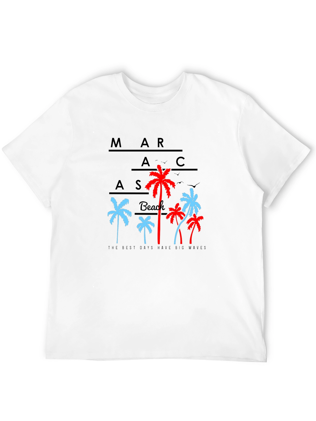 Black Marac Beach Graphic T-Shirt view 12