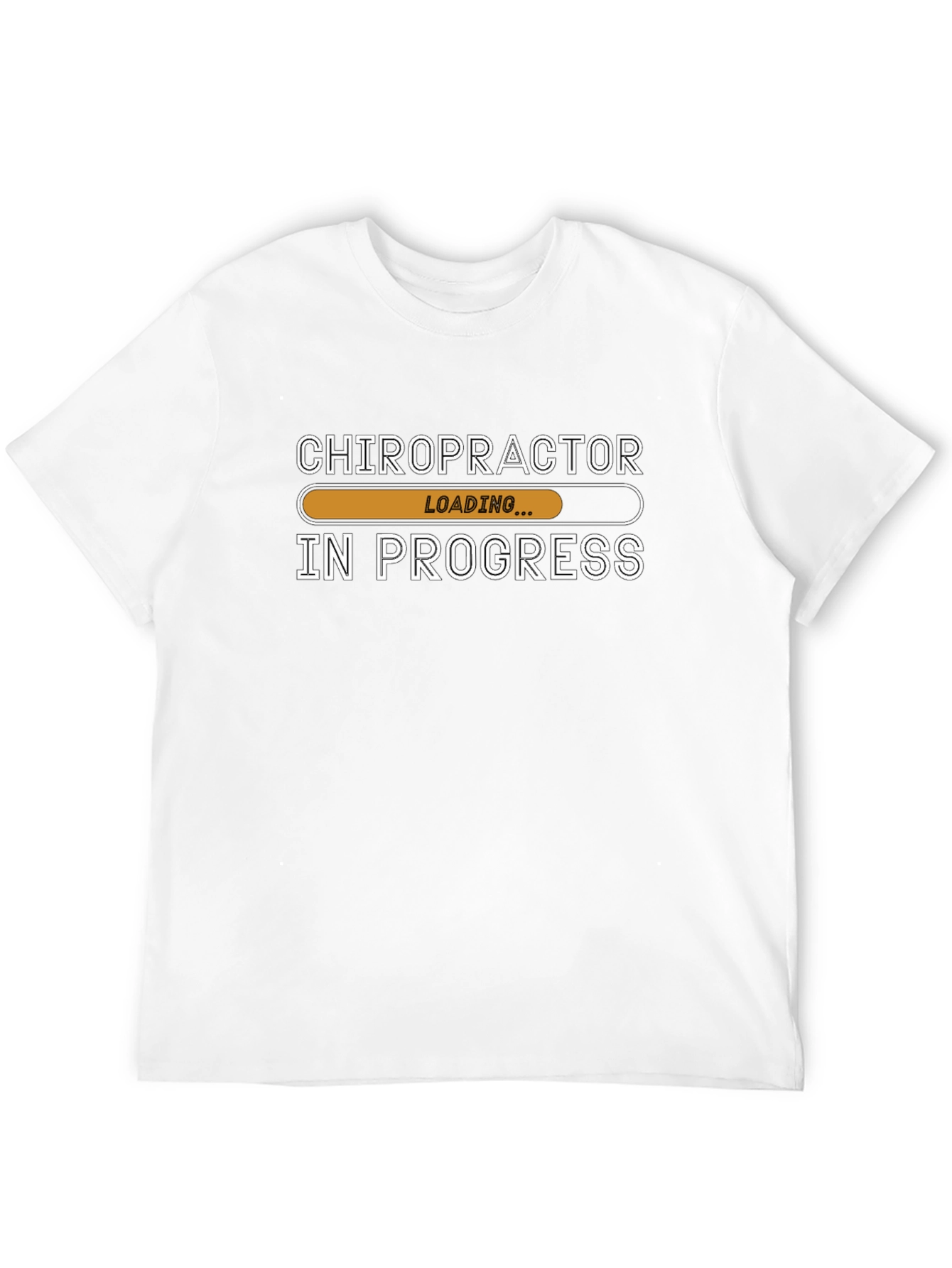 Black Chiropractor In Progress Funny T-Shirt view 12