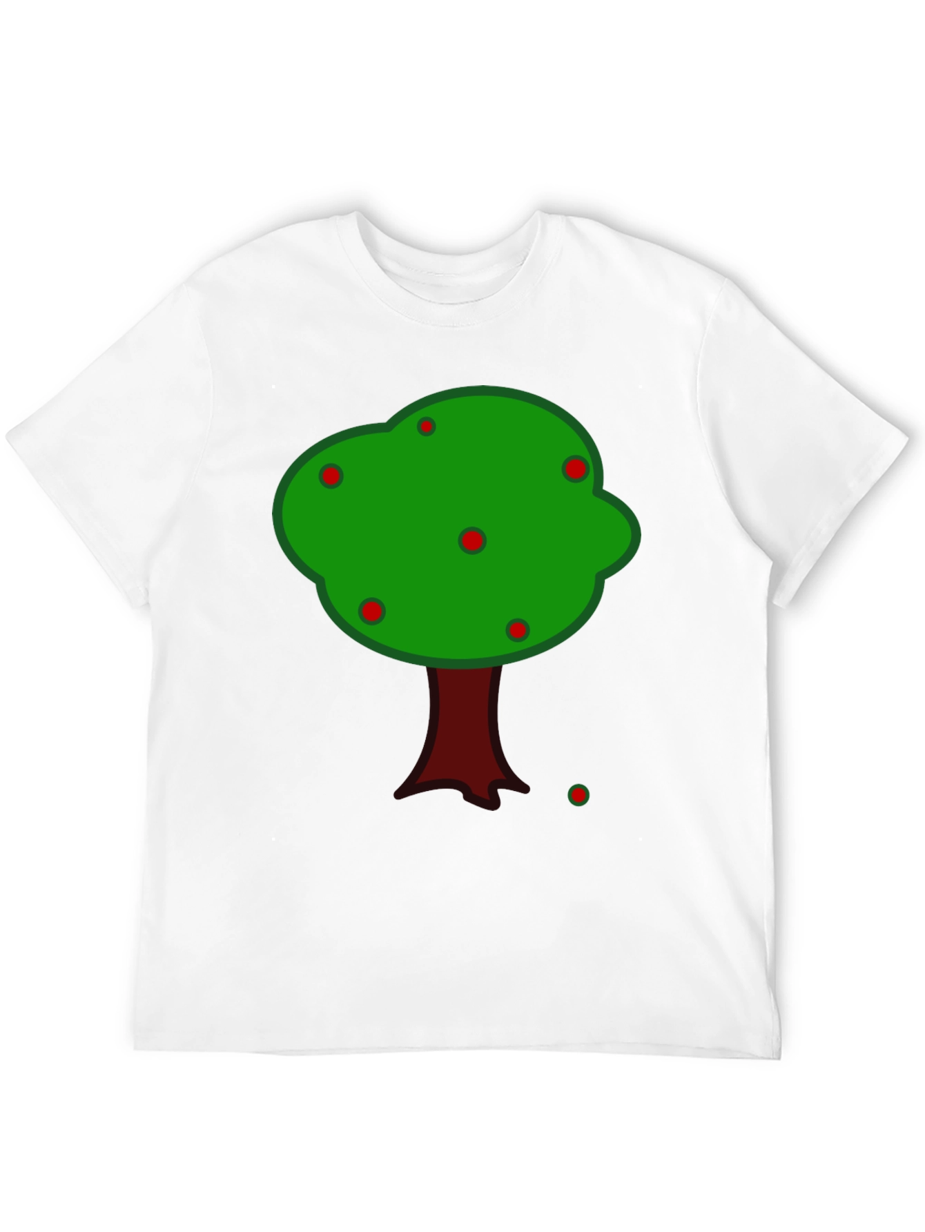 Black Whimsical Tree Graphic Tee - Black Cotton Blend view 12