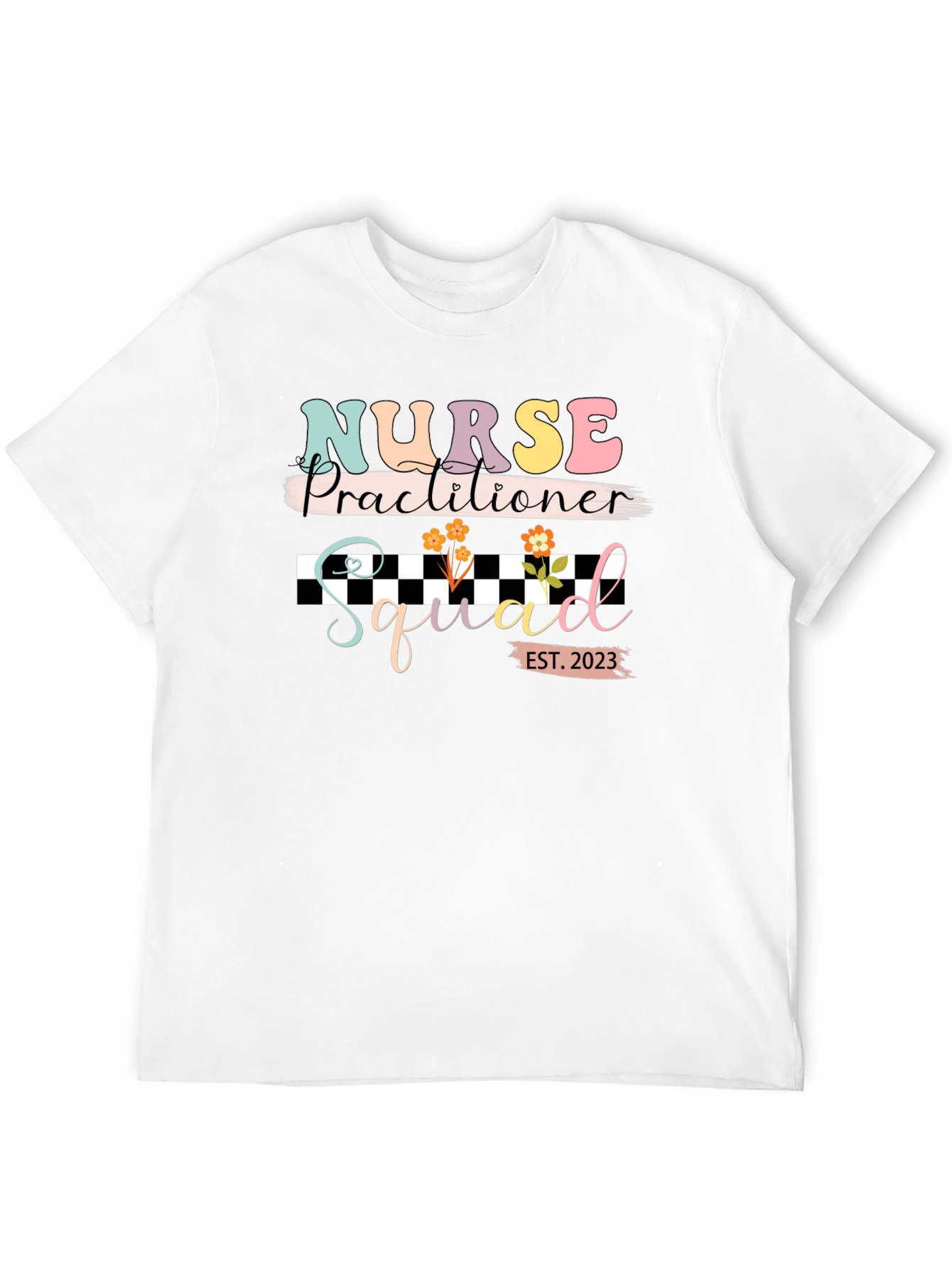 Black Nurse Practitioner Squad 2023 T-Shirt view 12