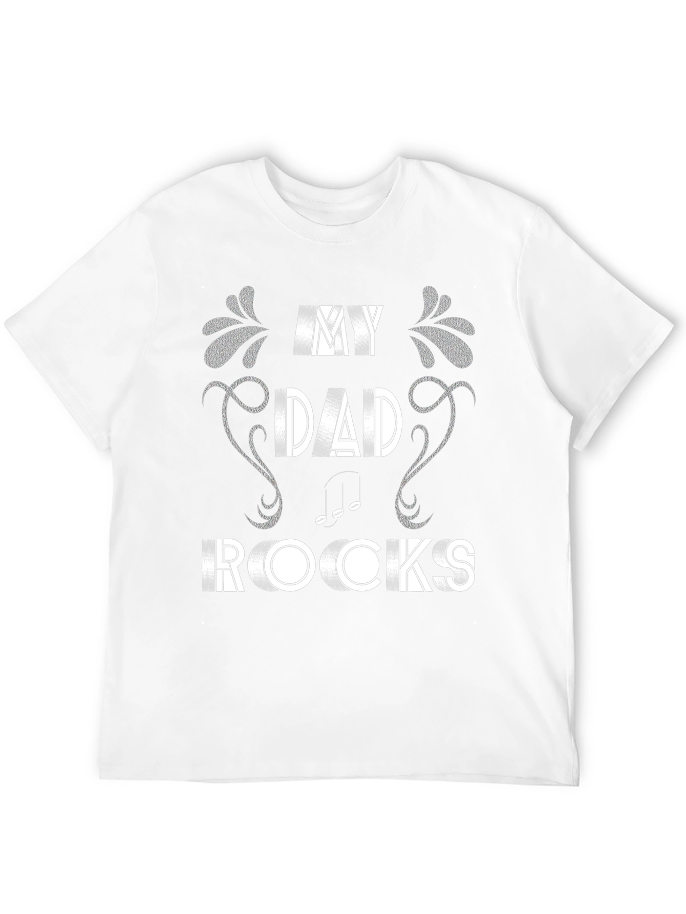 My Dad Rocks T-Shirt, Music Note Design - 12