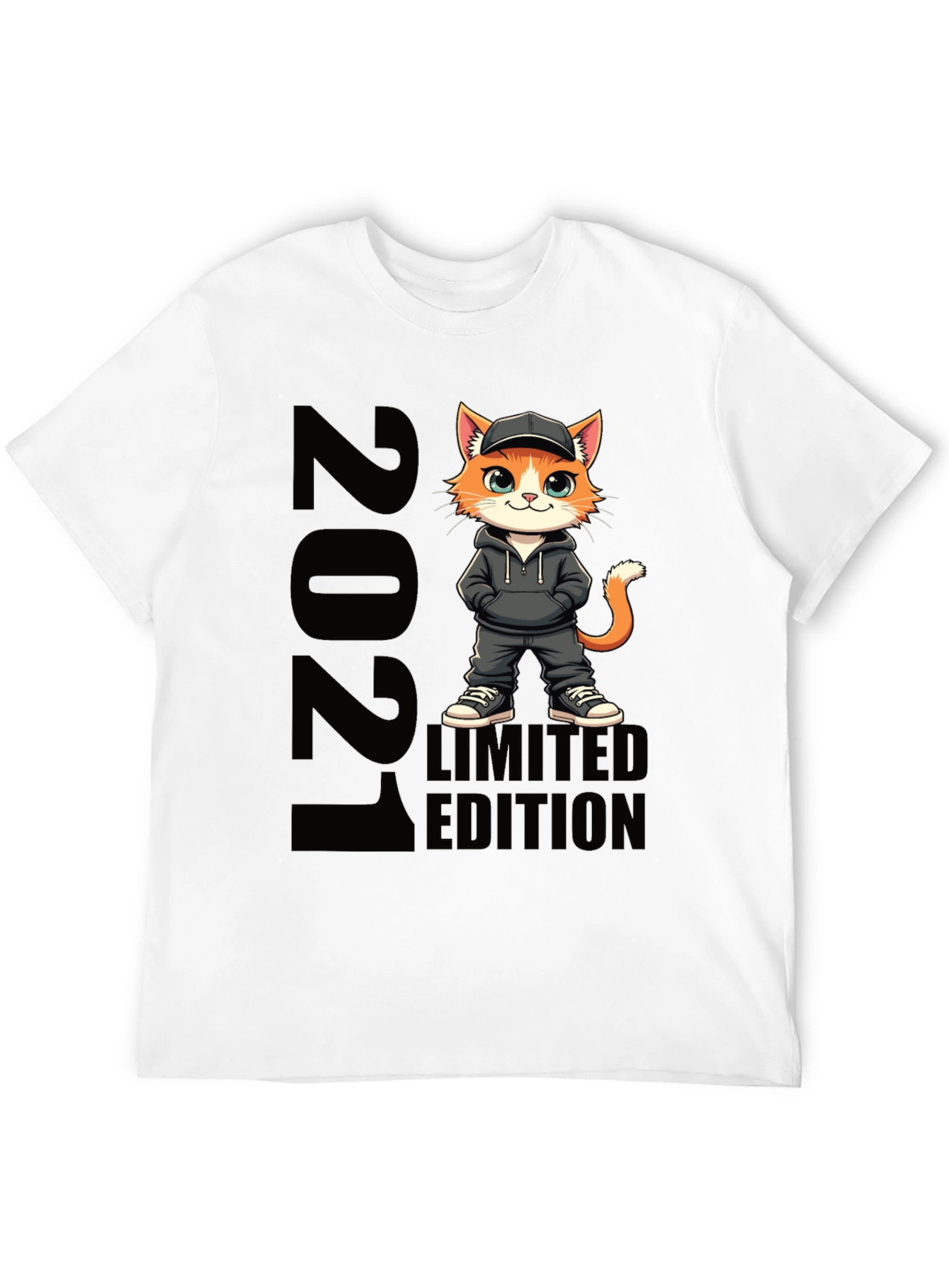 Black 2021 Limited Edition Cat T-Shirt view 12