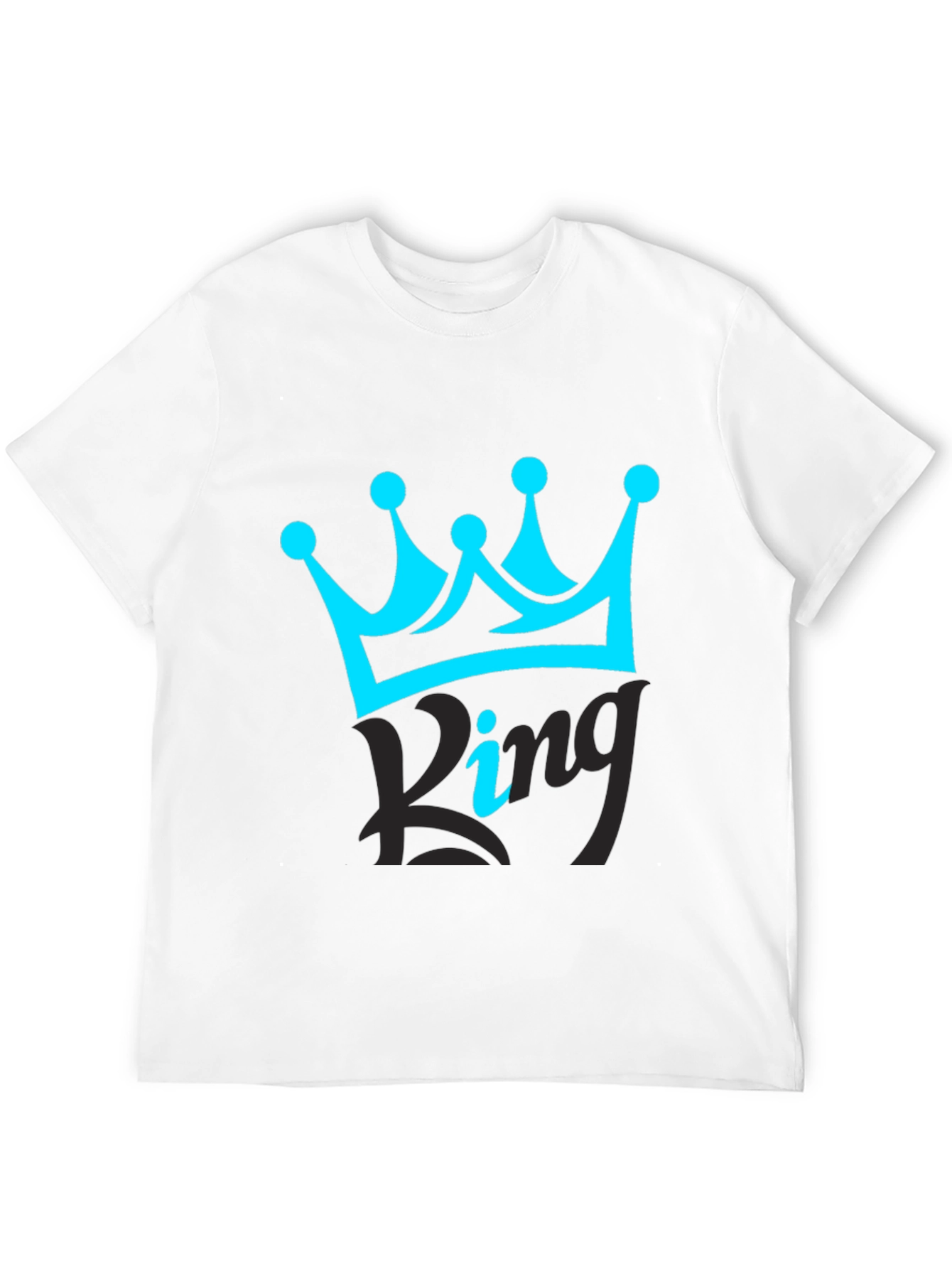 Black King Crown Black T-Shirt - Stylish Graphic Tee view 12