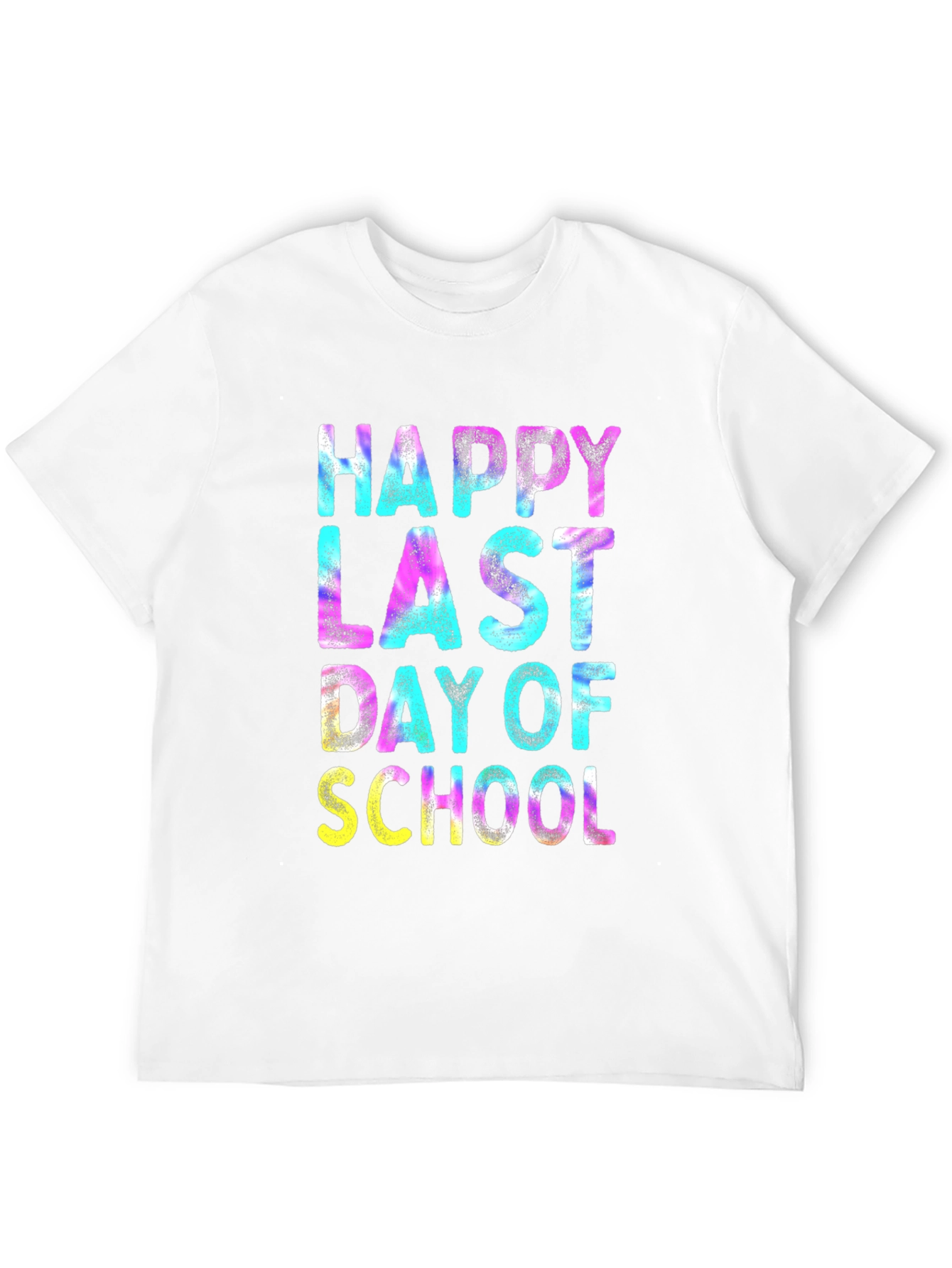 Black Happy Last Day of School Graphic T-Shirt view 12