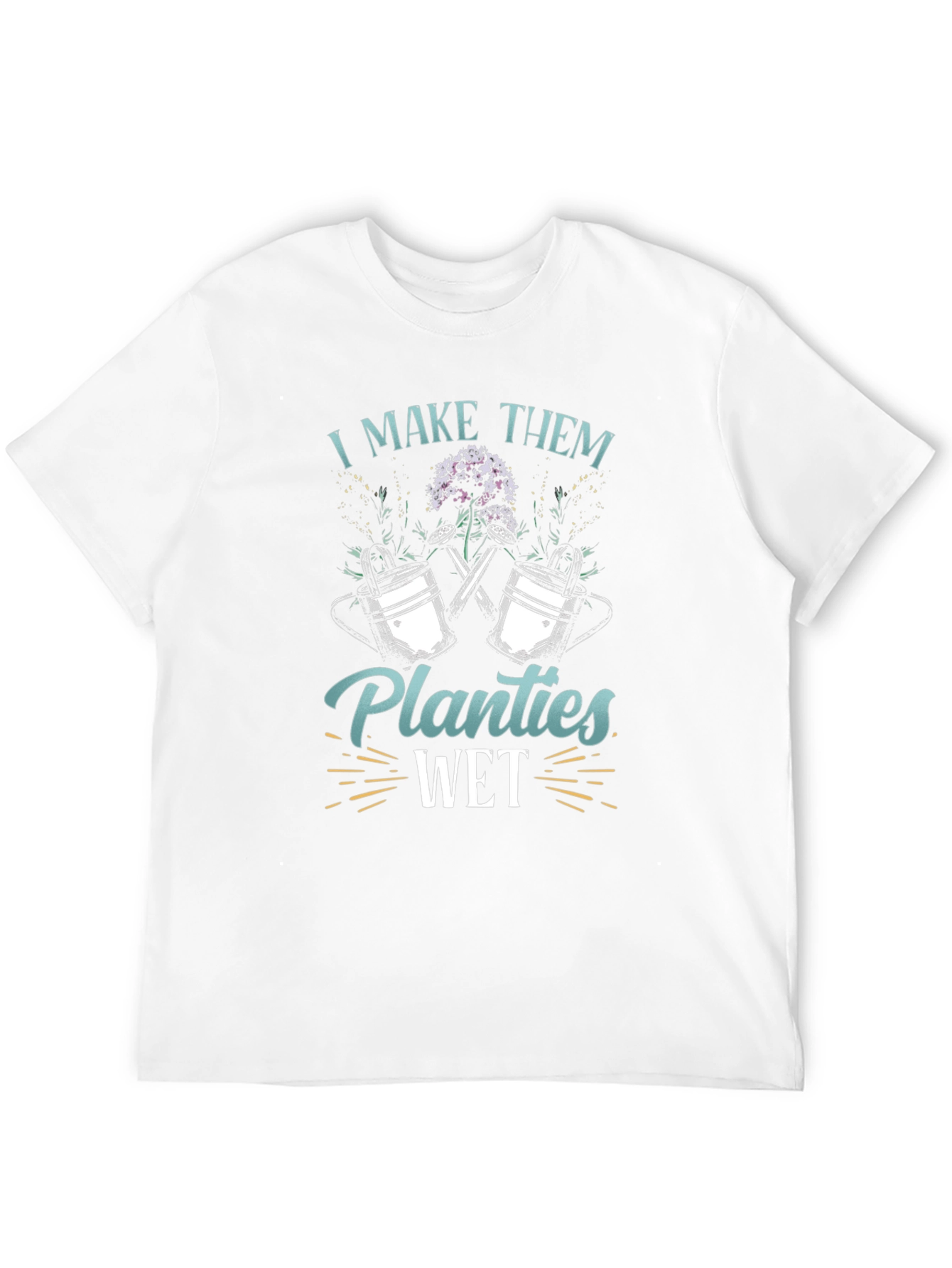 Black I Make Them Planties Wet Black T-Shirt view 12
