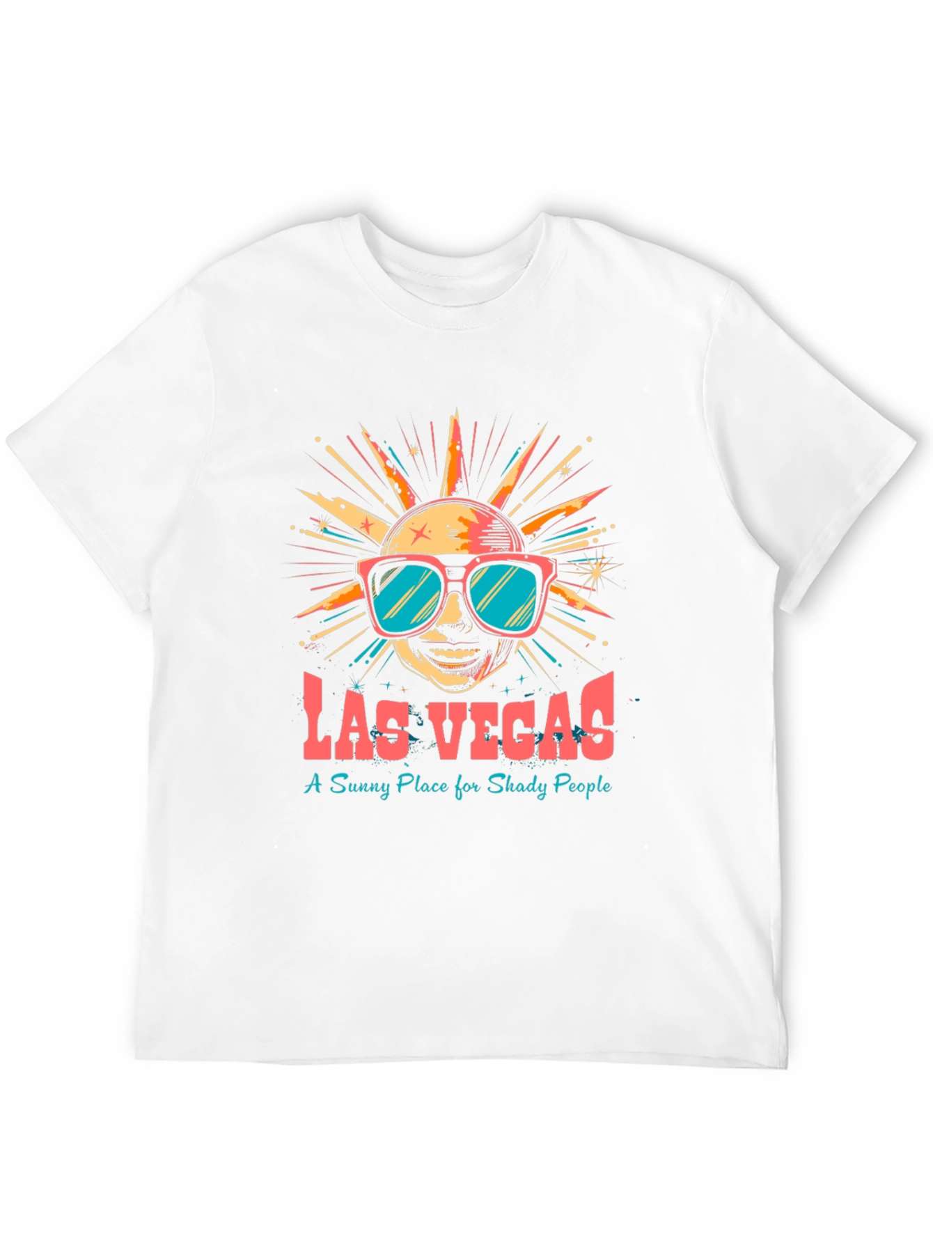 Black Las Vegas Graphic Tee - Sunny, Shady Style view 12