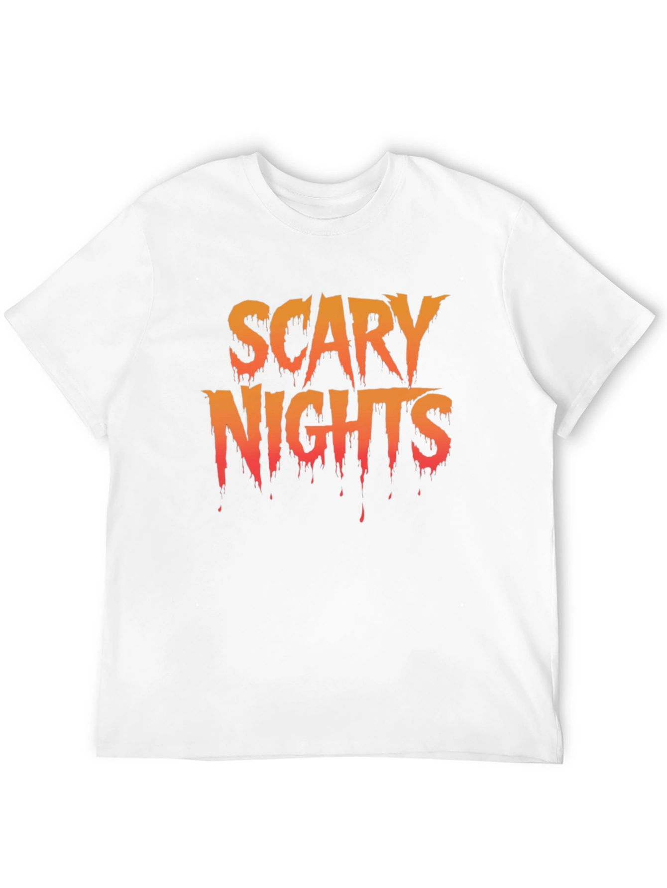 Black Scary Nights Graphic T-Shirt - Halloween Tee view 12