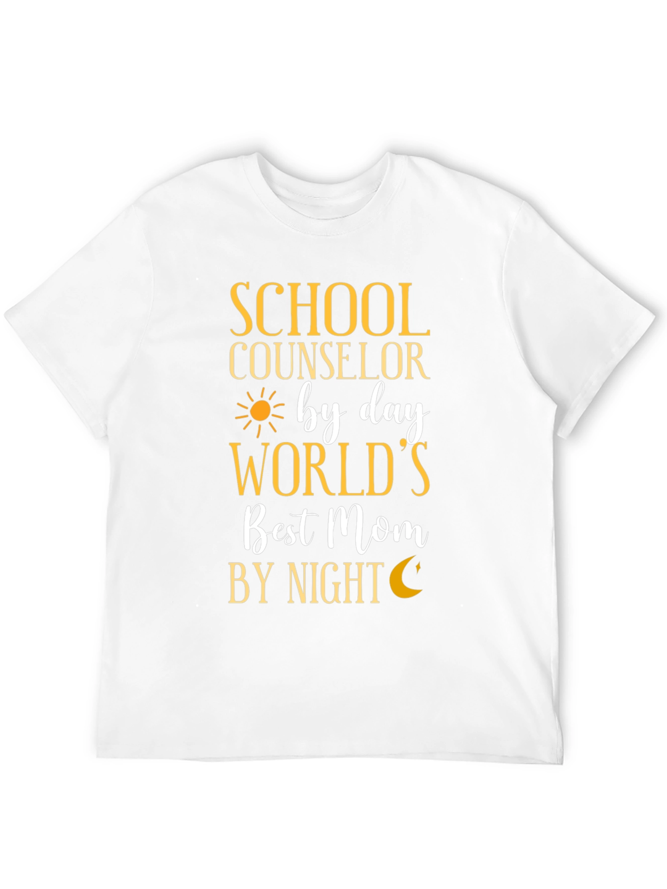 Black School Counselor Worlds Best Mom T-Shirt view 12