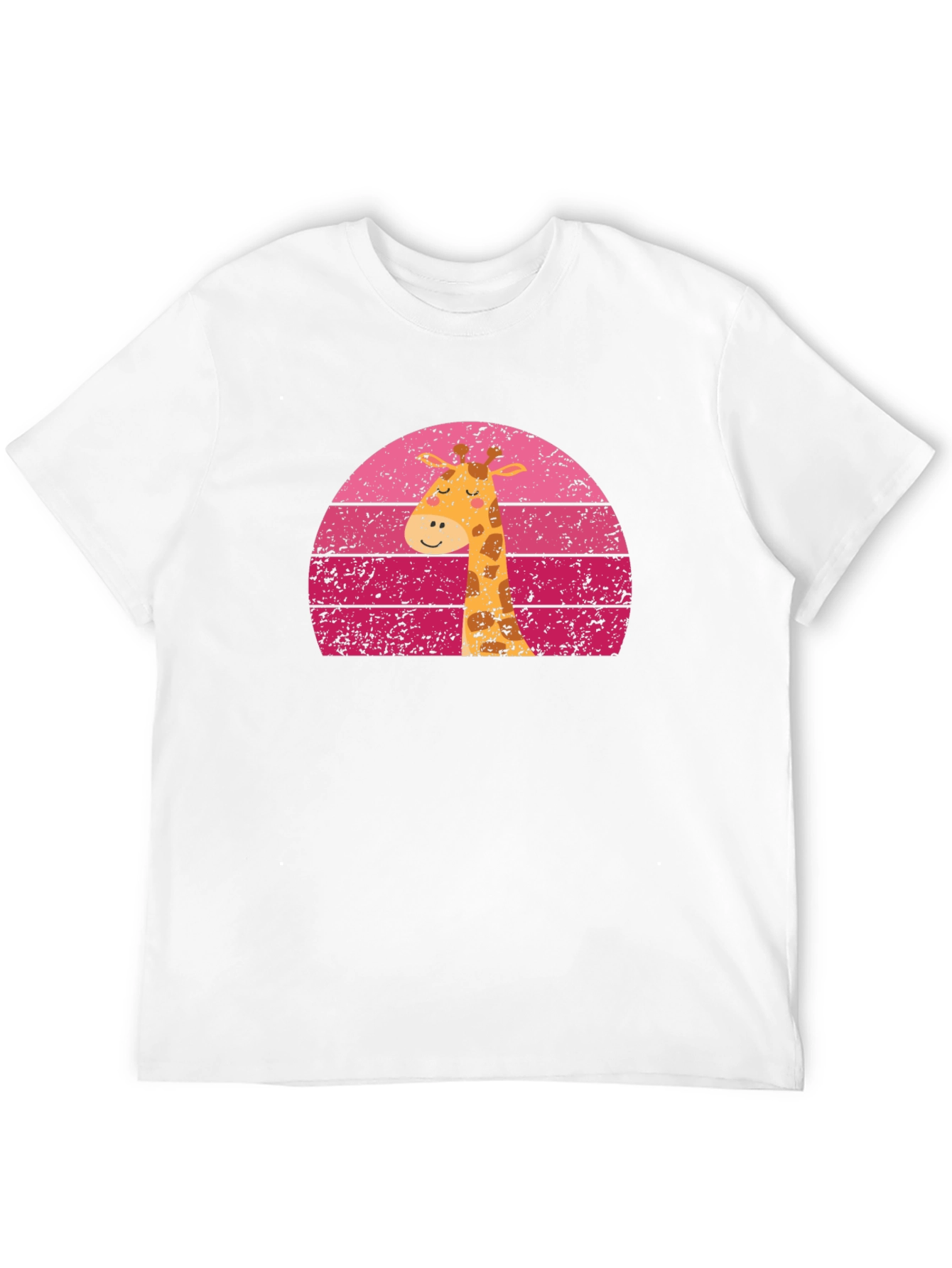 Black Giraffe Sunset Graphic Tee - Unique Design view 12