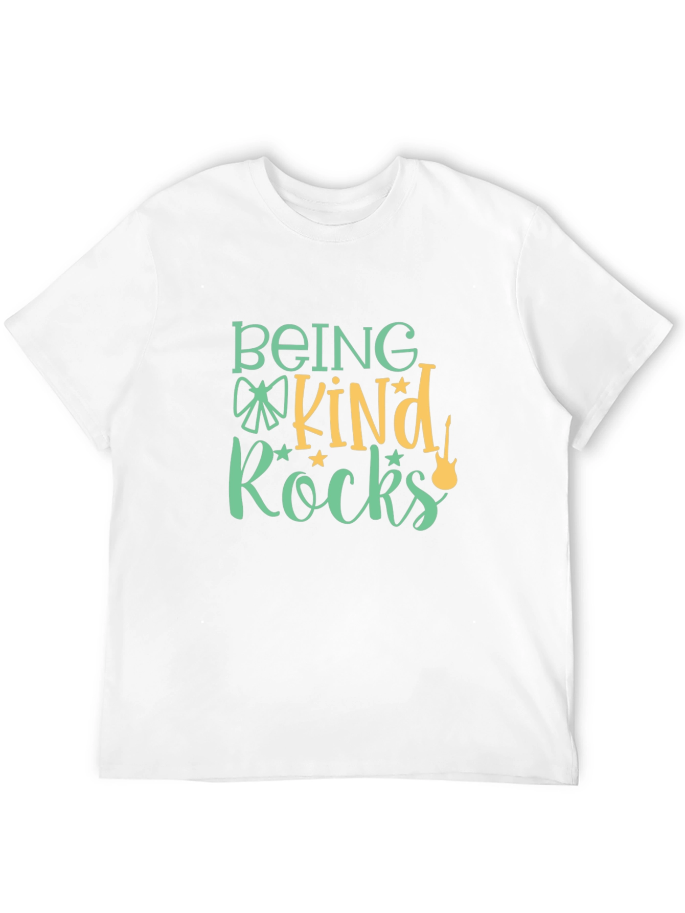 Black Being Kind Rocks Graphic Tee - Positive Vibes T-Shirt view 12